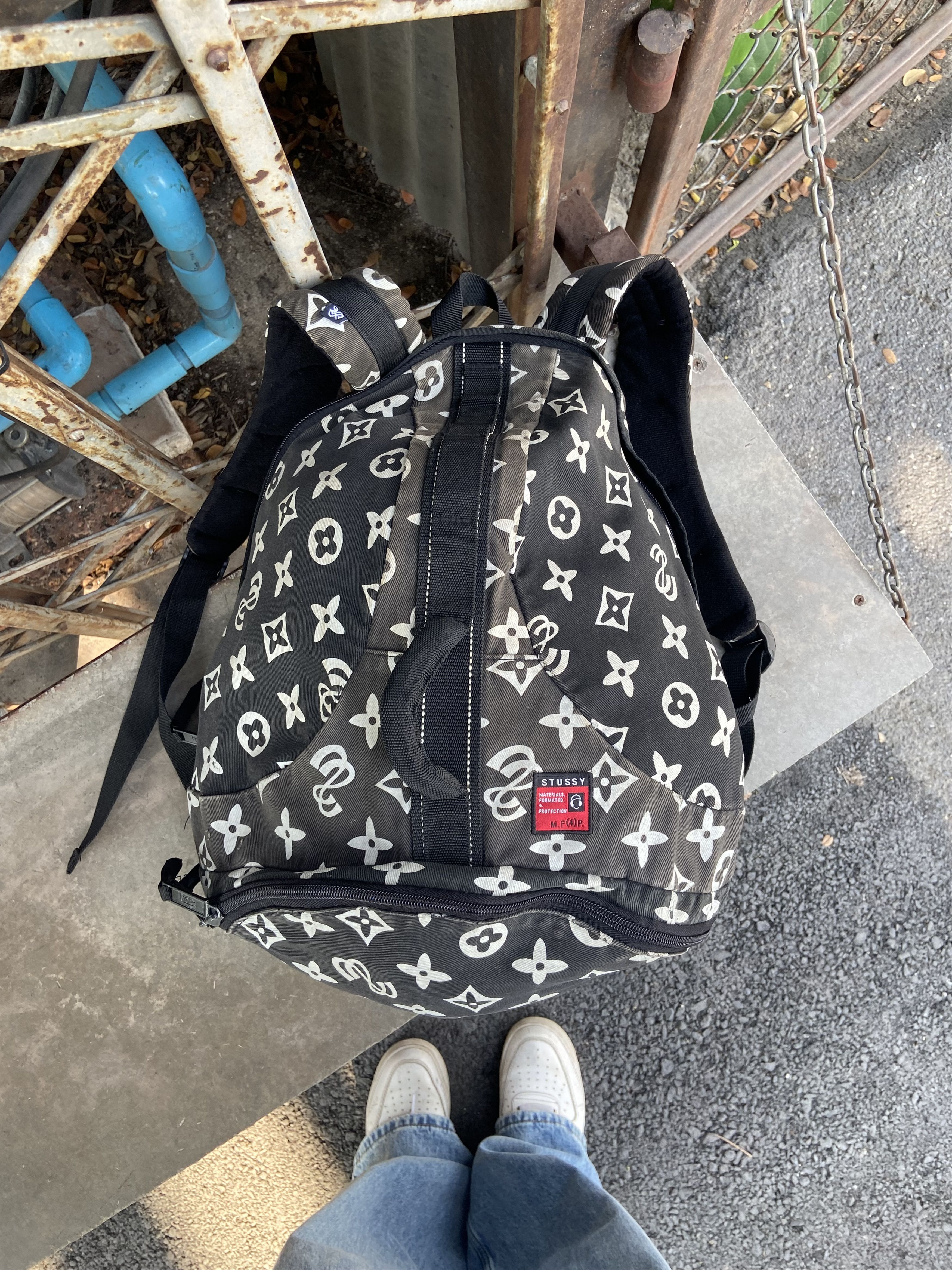 SAMPLE* Stussy LV monogram Record Bag Brand New Vintage