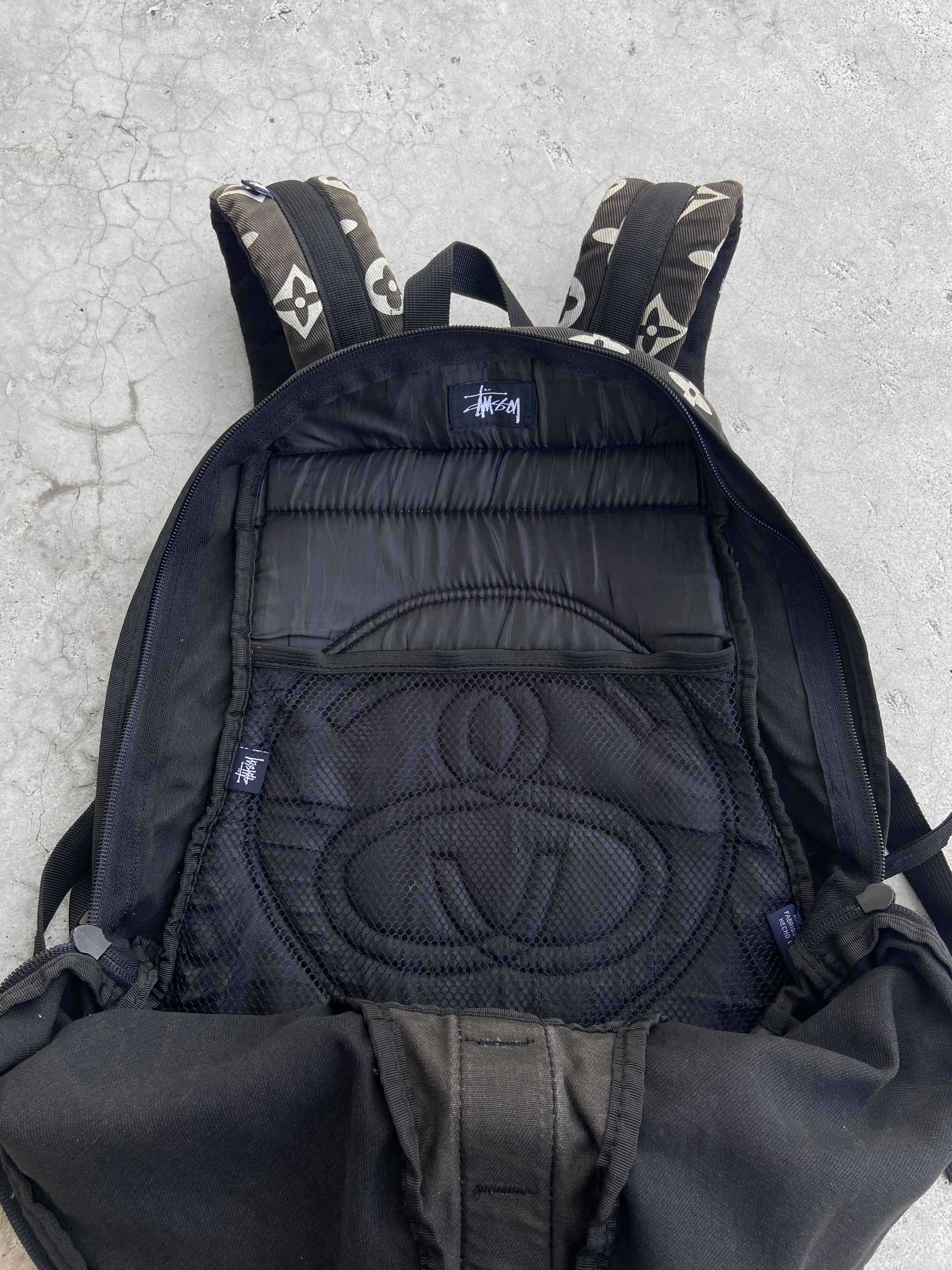 Stussy 🔥Open offer*Vintage Faded Stussy monogram Backpack Size ONE SIZE - 6 Thumbnail