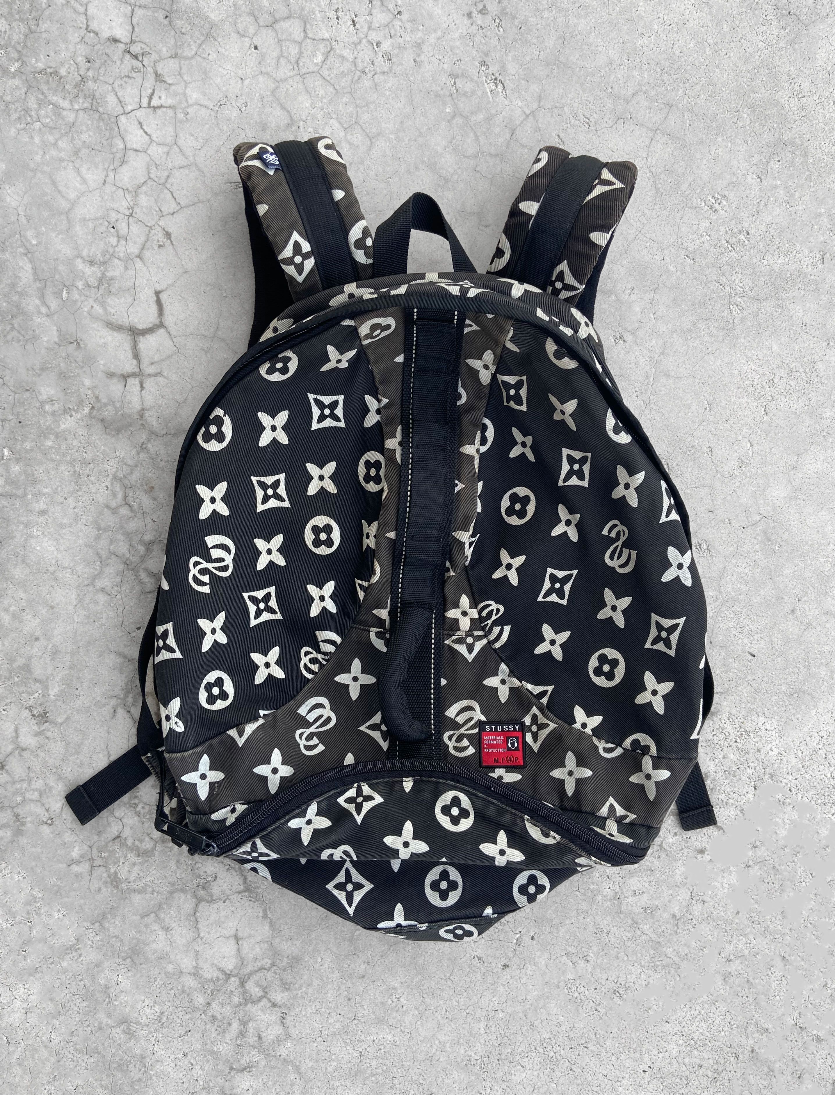 Stussy 🔥Open offer*Vintage Faded Stussy monogram Backpack Size ONE SIZE - 3 Thumbnail