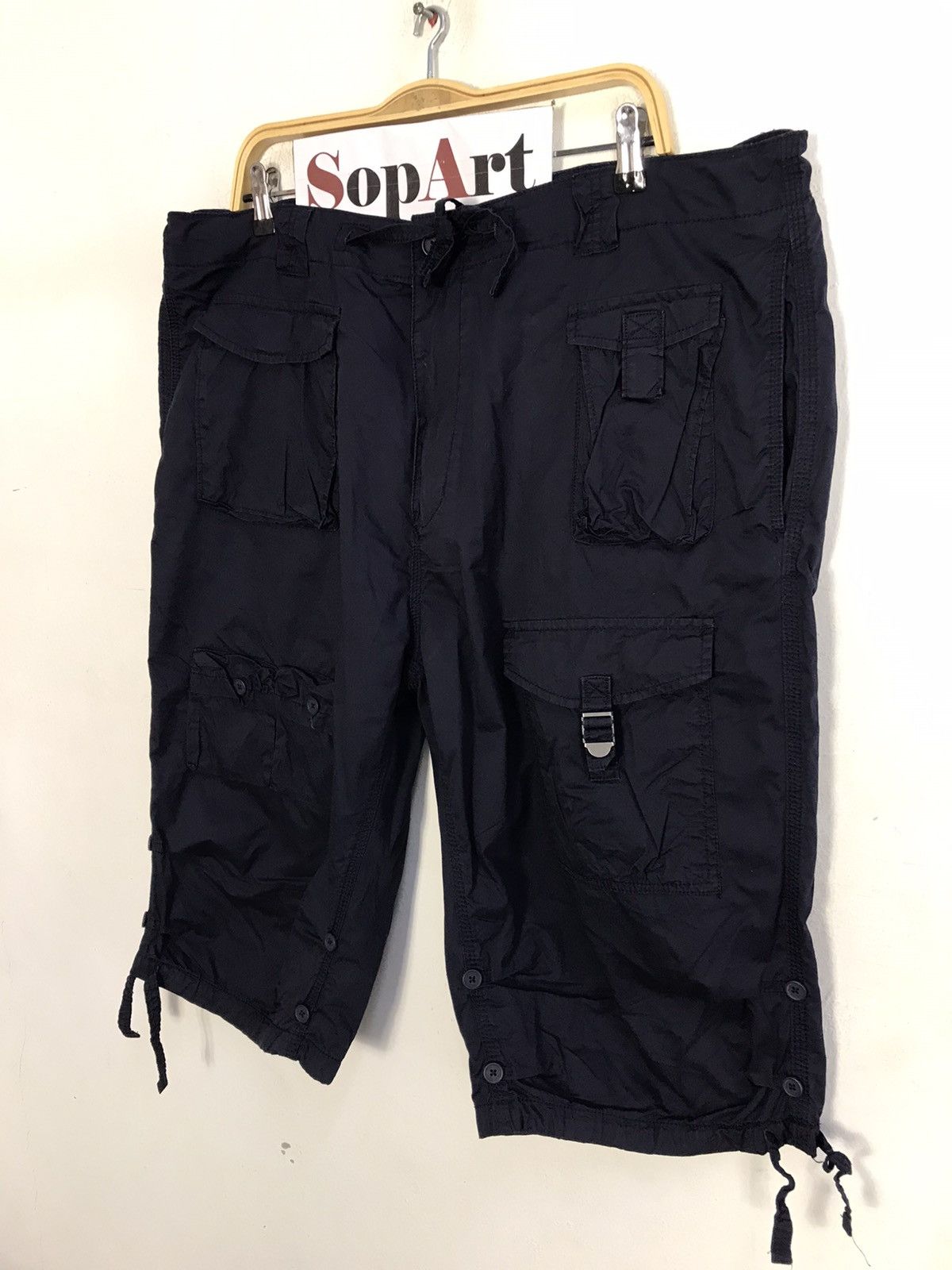 Sean John × Vintage Vintage Short Pants Sea John Multi Pocket Zipper Style Size US 42 / EU 58 - 4 Thumbnail