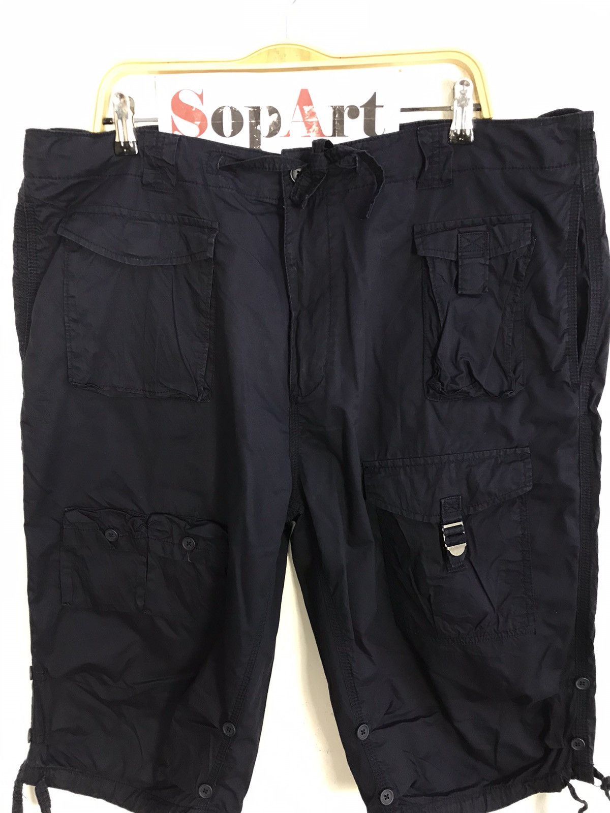 Sean John × Vintage Vintage Short Pants Sea John Multi Pocket Zipper Style Size US 42 / EU 58 - 3 Thumbnail