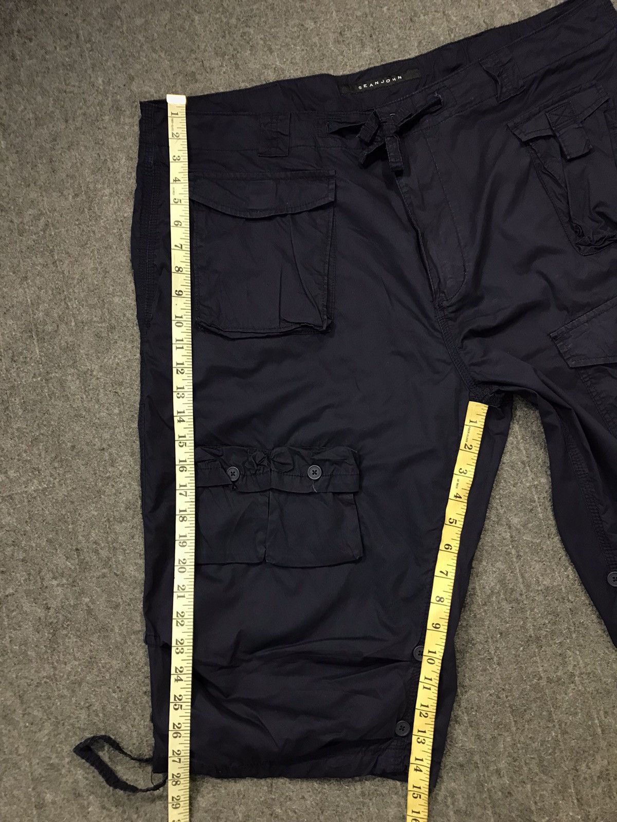 Sean John × Vintage Vintage Short Pants Sea John Multi Pocket Zipper Style Size US 42 / EU 58 - 15 Thumbnail