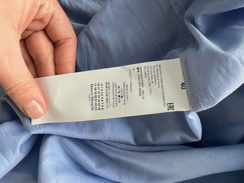 Maison Margiela Maison Margiela Oversized Classic Oxford Button-Up Shirt s40 Size US L / EU 52-54 / 3 - 8 Thumbnail
