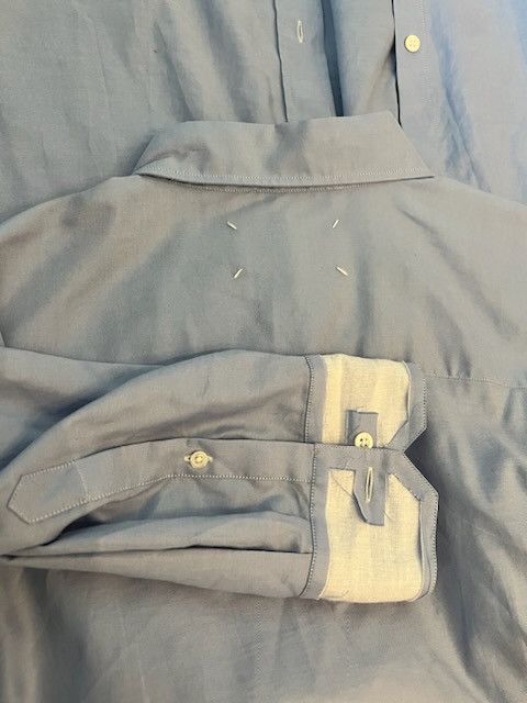 Maison Margiela Maison Margiela Oversized Classic Oxford Button-Up Shirt s40 Size US L / EU 52-54 / 3 - 6 Thumbnail