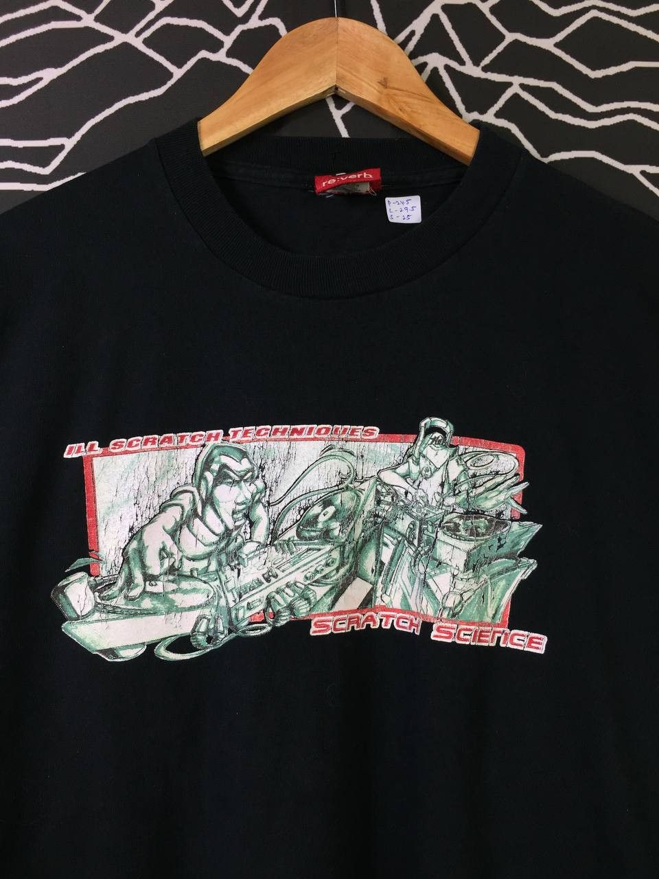 Rap Tees Vtg Re:Verb Scratch Science GrooveFunk Techno Longsleeve Tee Size US XL / EU 56 / 4 - 3 Thumbnail