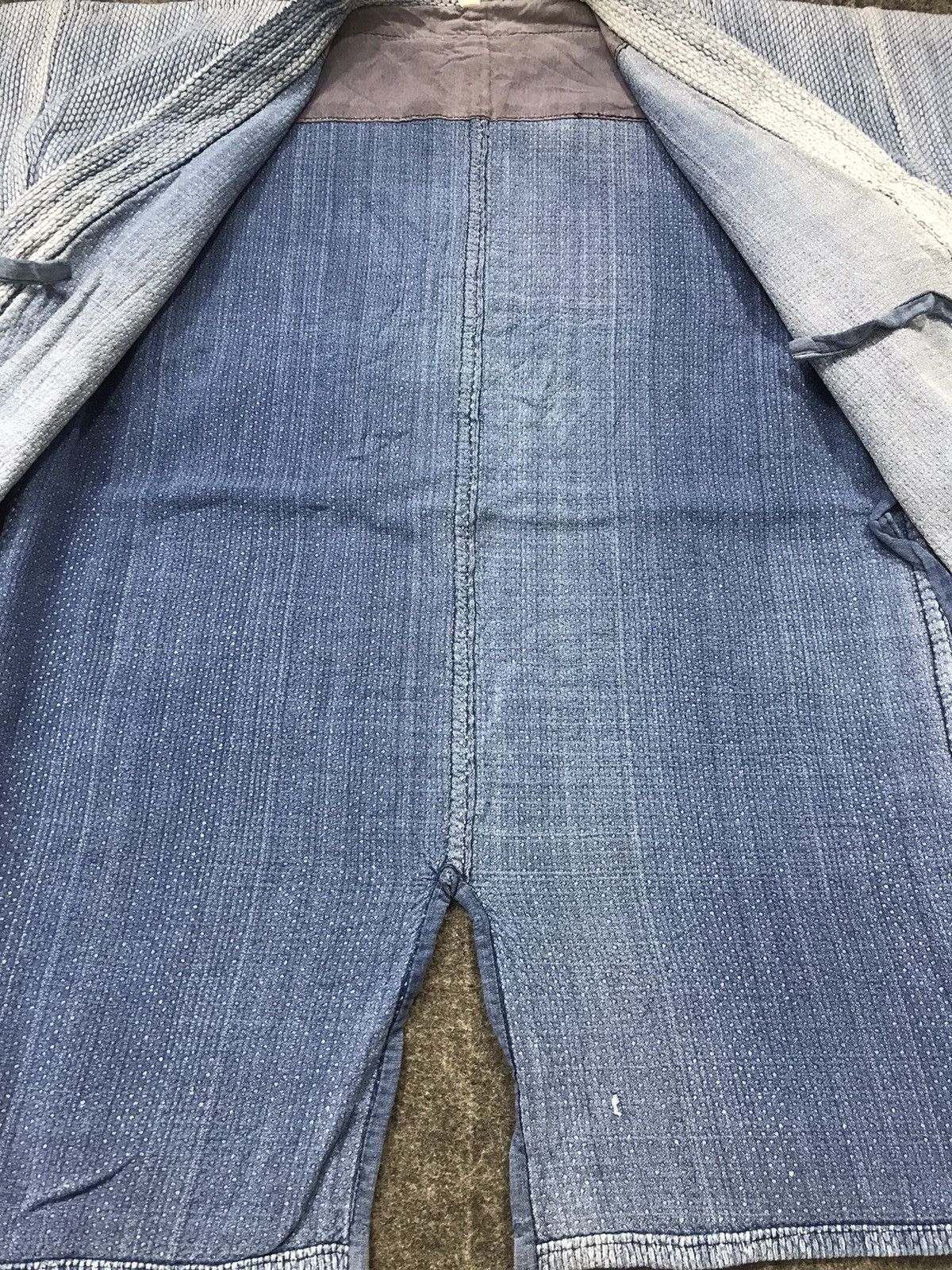 Japanese Brand Vintage Thick Sashiko Kendo Boro Sanjuro Kimono Japanese Size US XL / EU 56 / 4 - 5 Thumbnail