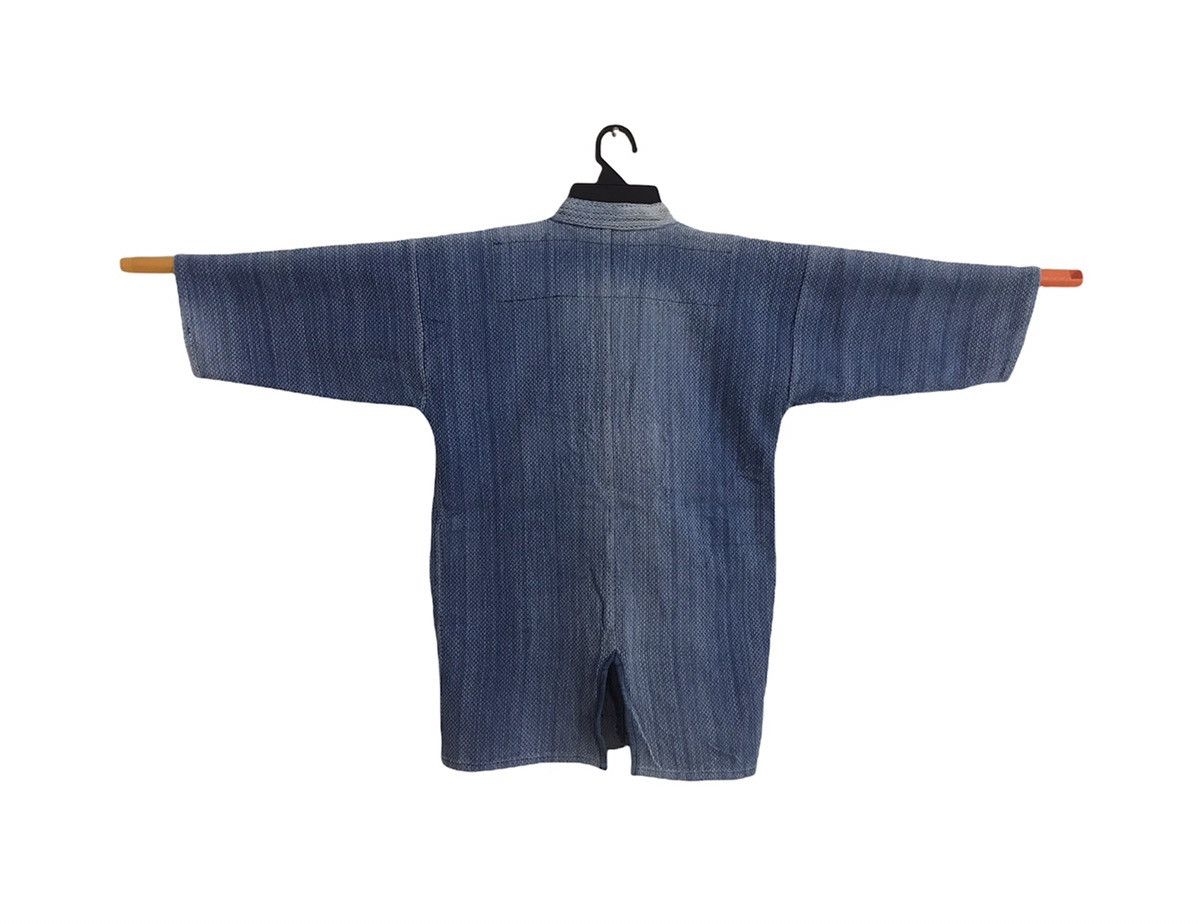 Japanese Brand Vintage Thick Sashiko Kendo Boro Sanjuro Kimono Japanese Size US XL / EU 56 / 4 - 2 Thumbnail