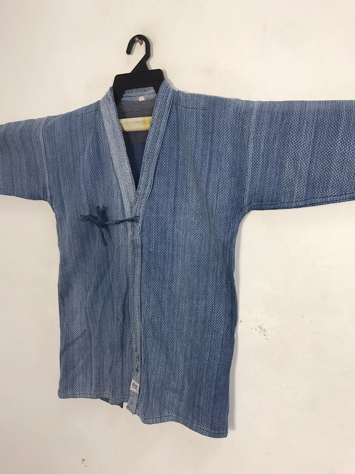 Japanese Brand Vintage Thick Sashiko Kendo Boro Sanjuro Kimono Japanese Size US XL / EU 56 / 4 - 3 Thumbnail