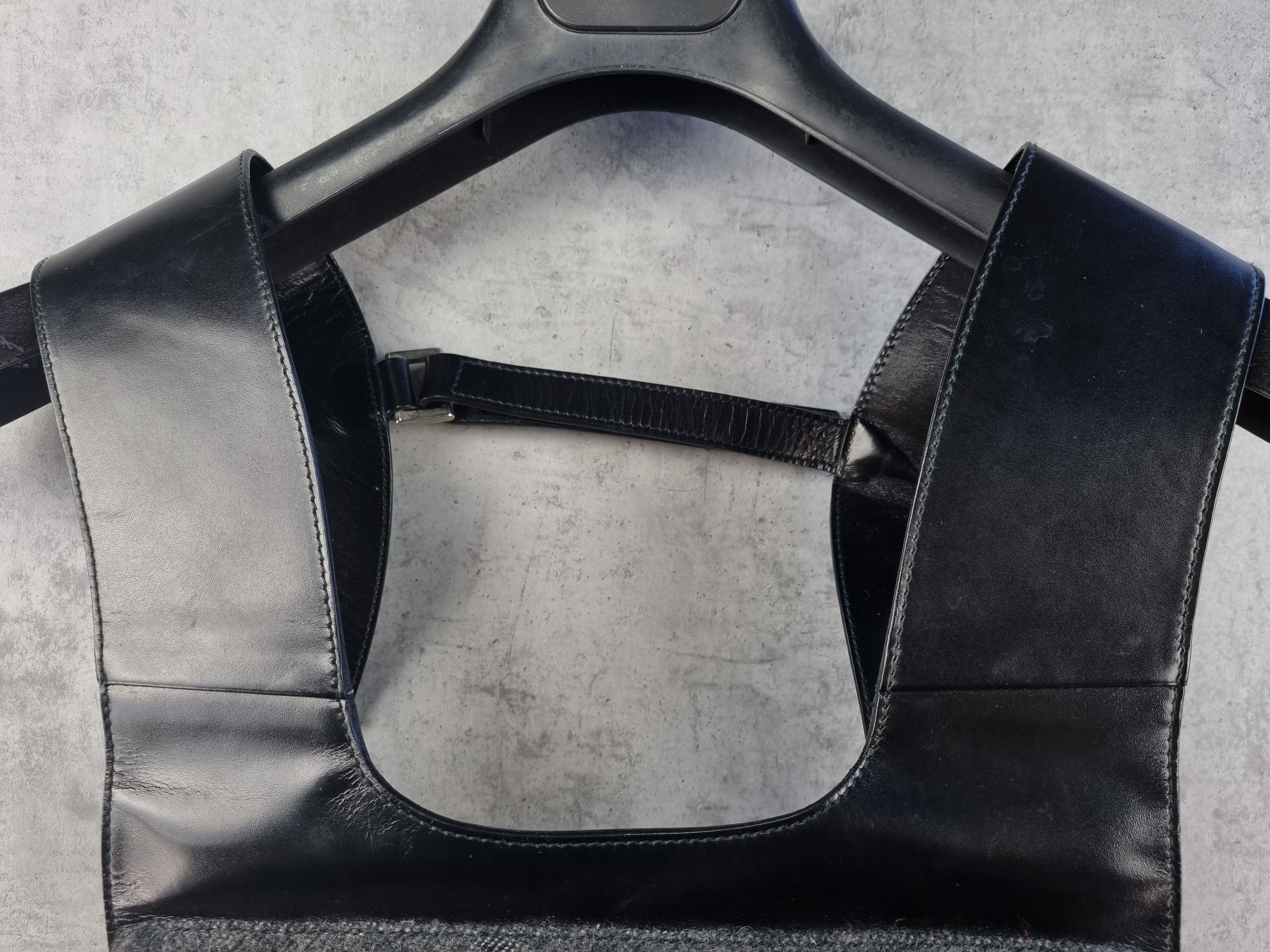 Prada Iconic 1999 PRADA Backpack Wool Leather Bag Size ONE SIZE - 18 Thumbnail