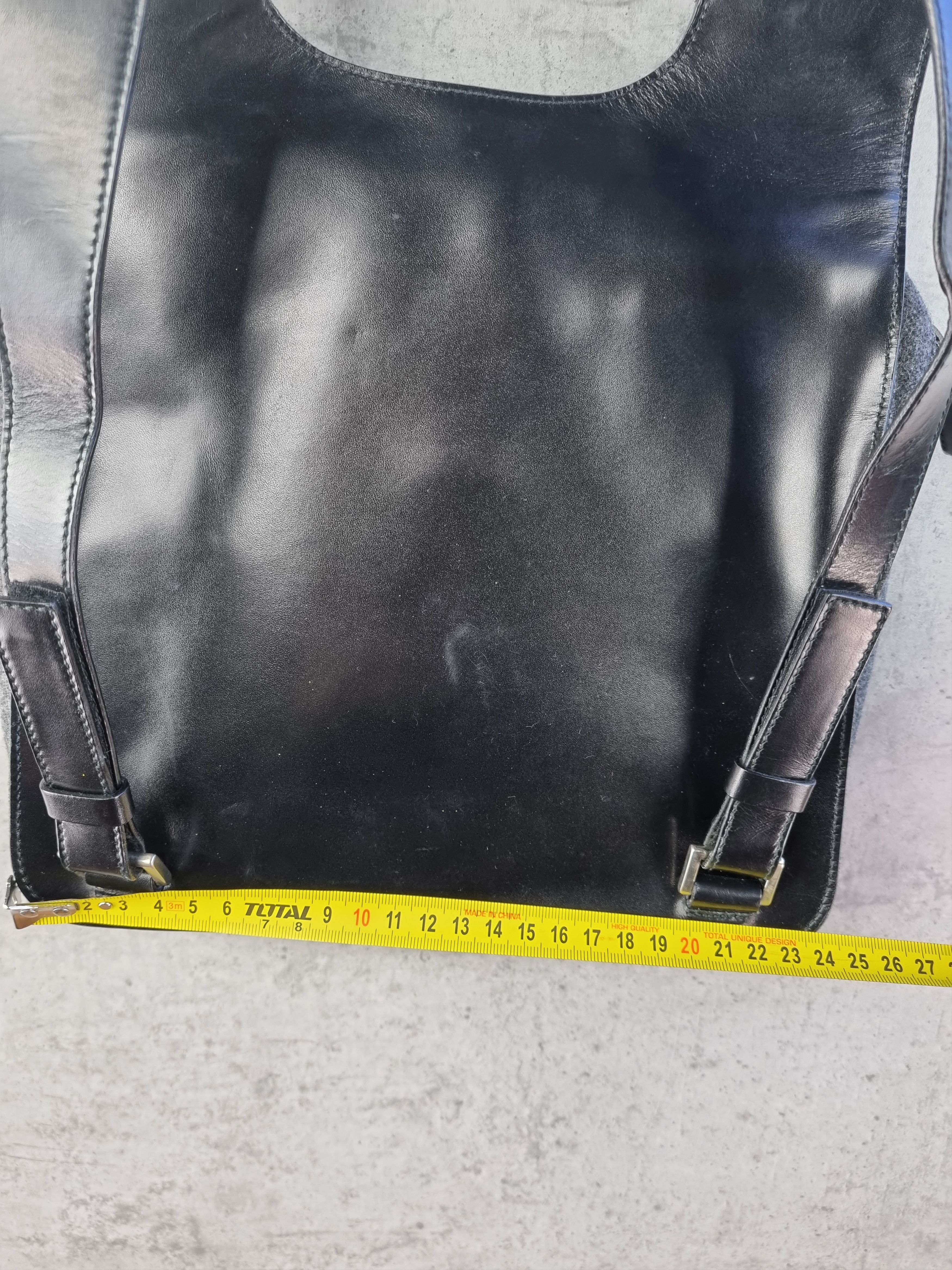 Prada Iconic 1999 PRADA Backpack Wool Leather Bag Size ONE SIZE - 9 Thumbnail