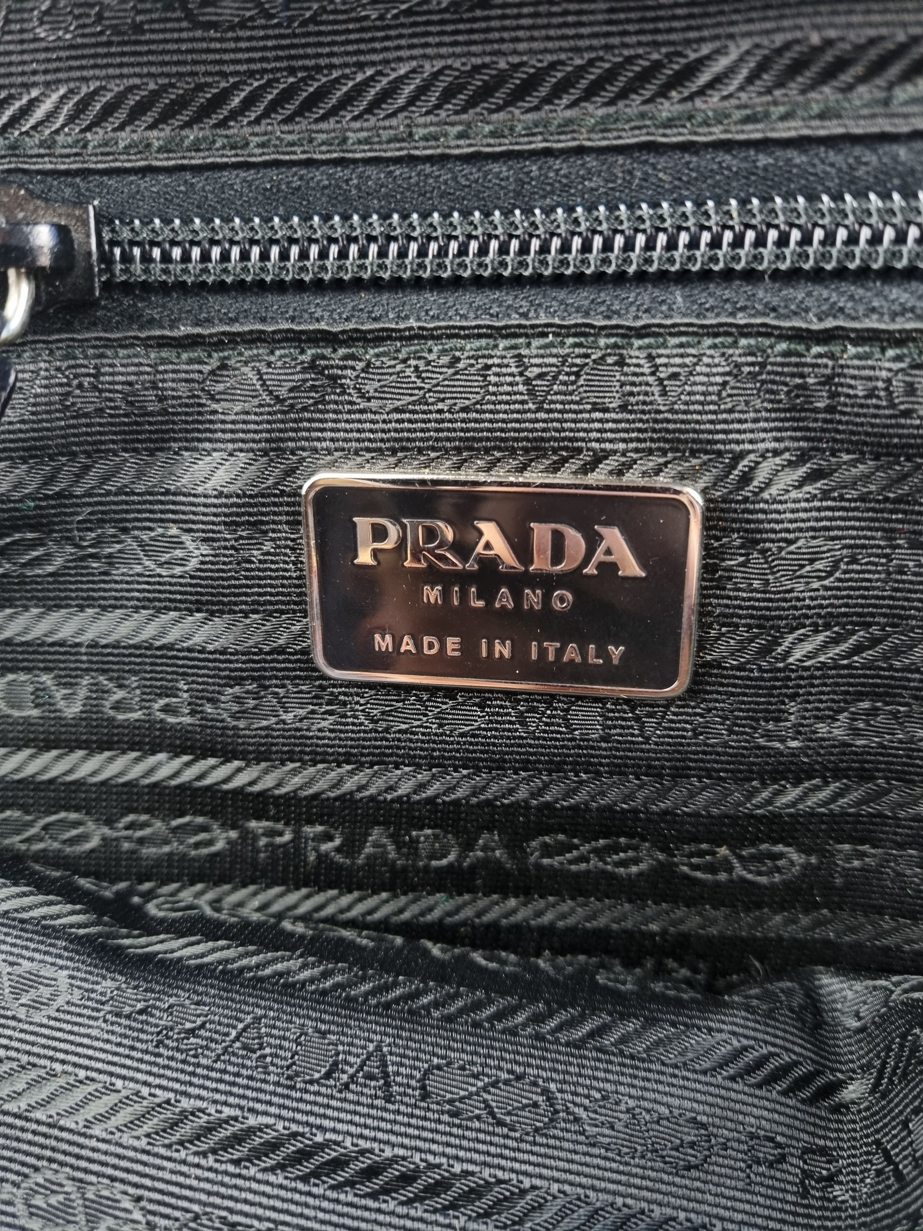 Prada Iconic 1999 PRADA Backpack Wool Leather Bag Size ONE SIZE - 13 Thumbnail