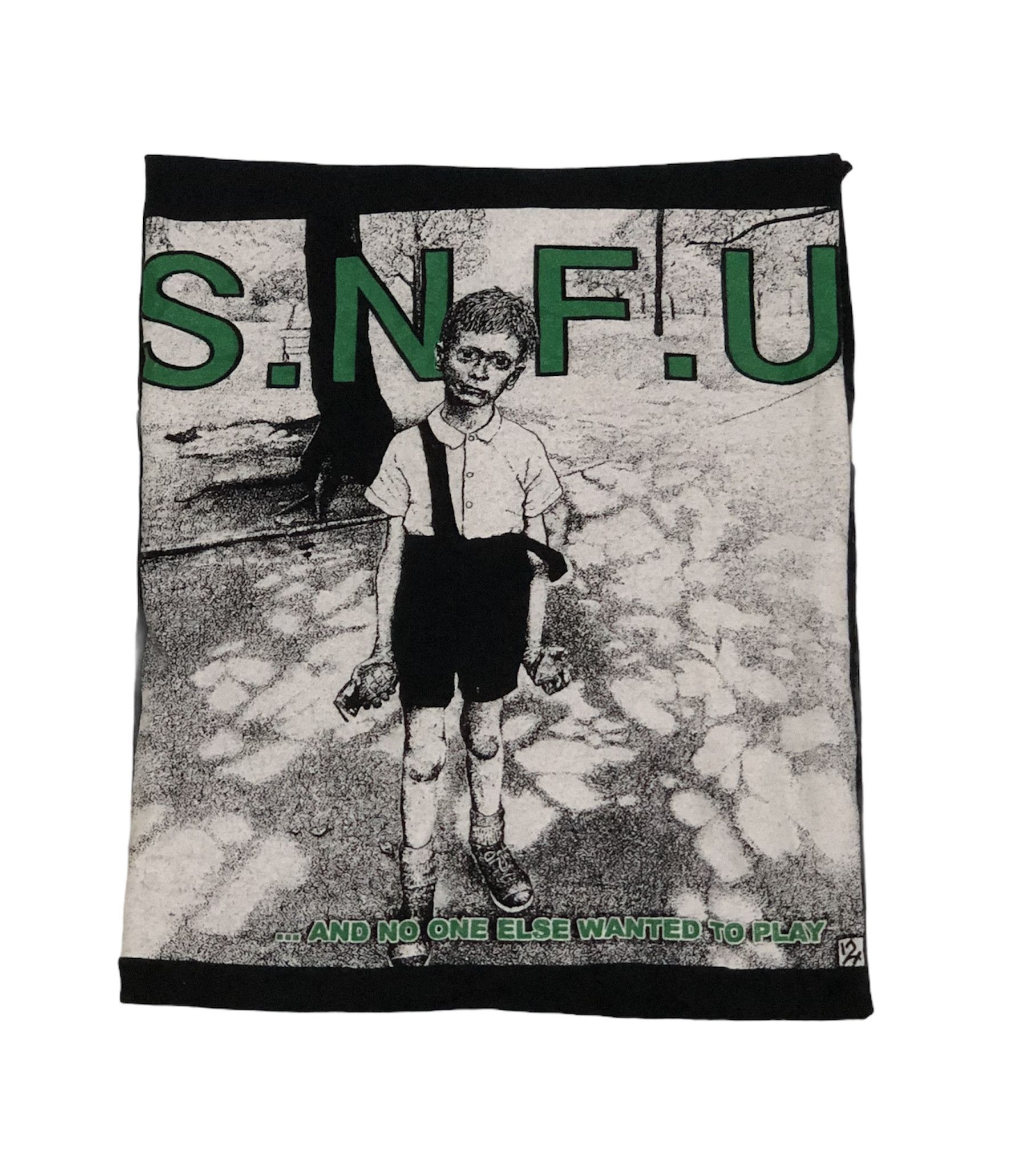 Band Tees × Vintage Vintage Rare S.N.F.U hardcore punk band T-shirts Size US L / EU 52-54 / 3 - 1 Thumbnail