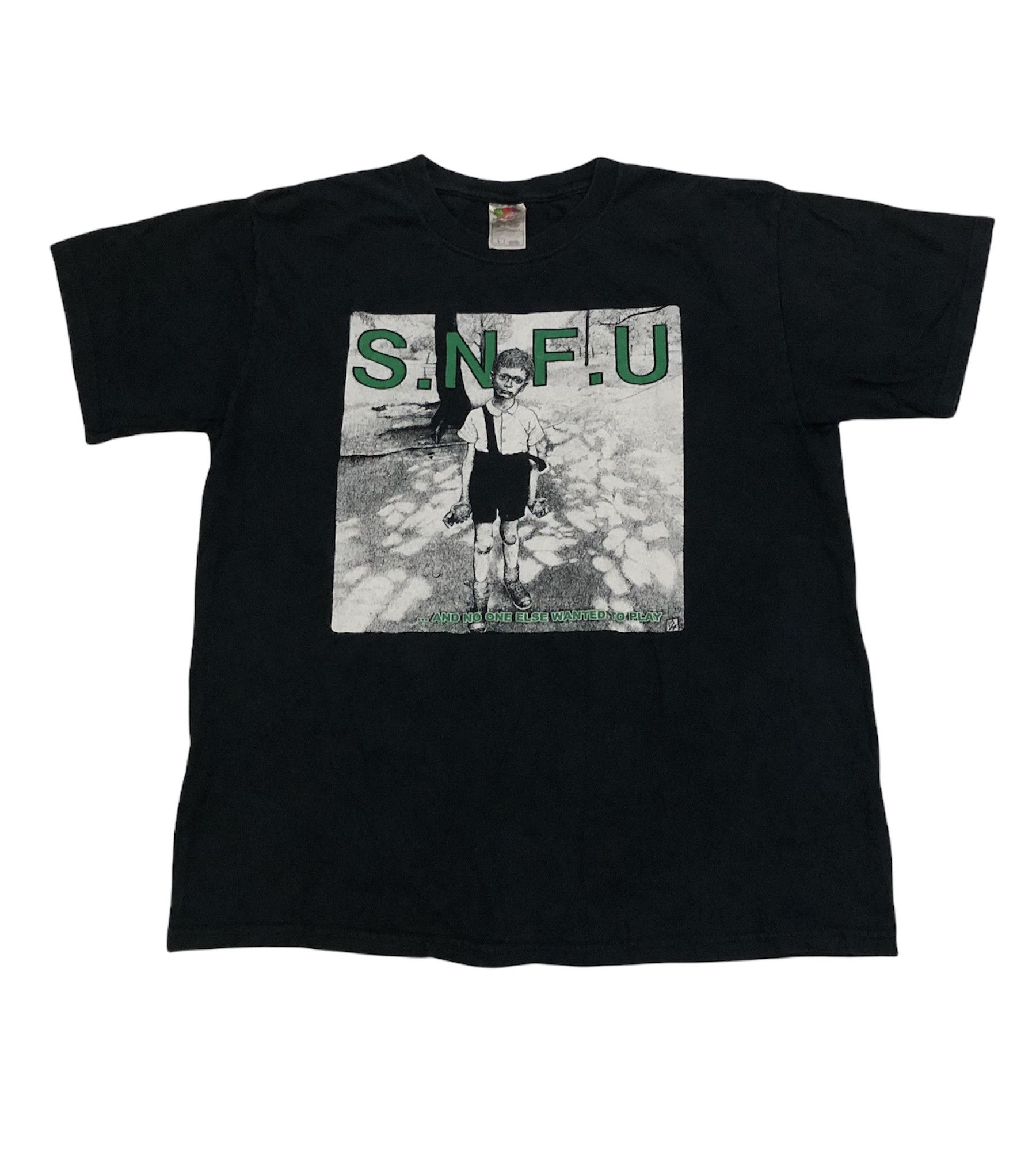 Band Tees × Vintage Vintage Rare S.N.F.U hardcore punk band T-shirts Size US L / EU 52-54 / 3 - 2 Thumbnail