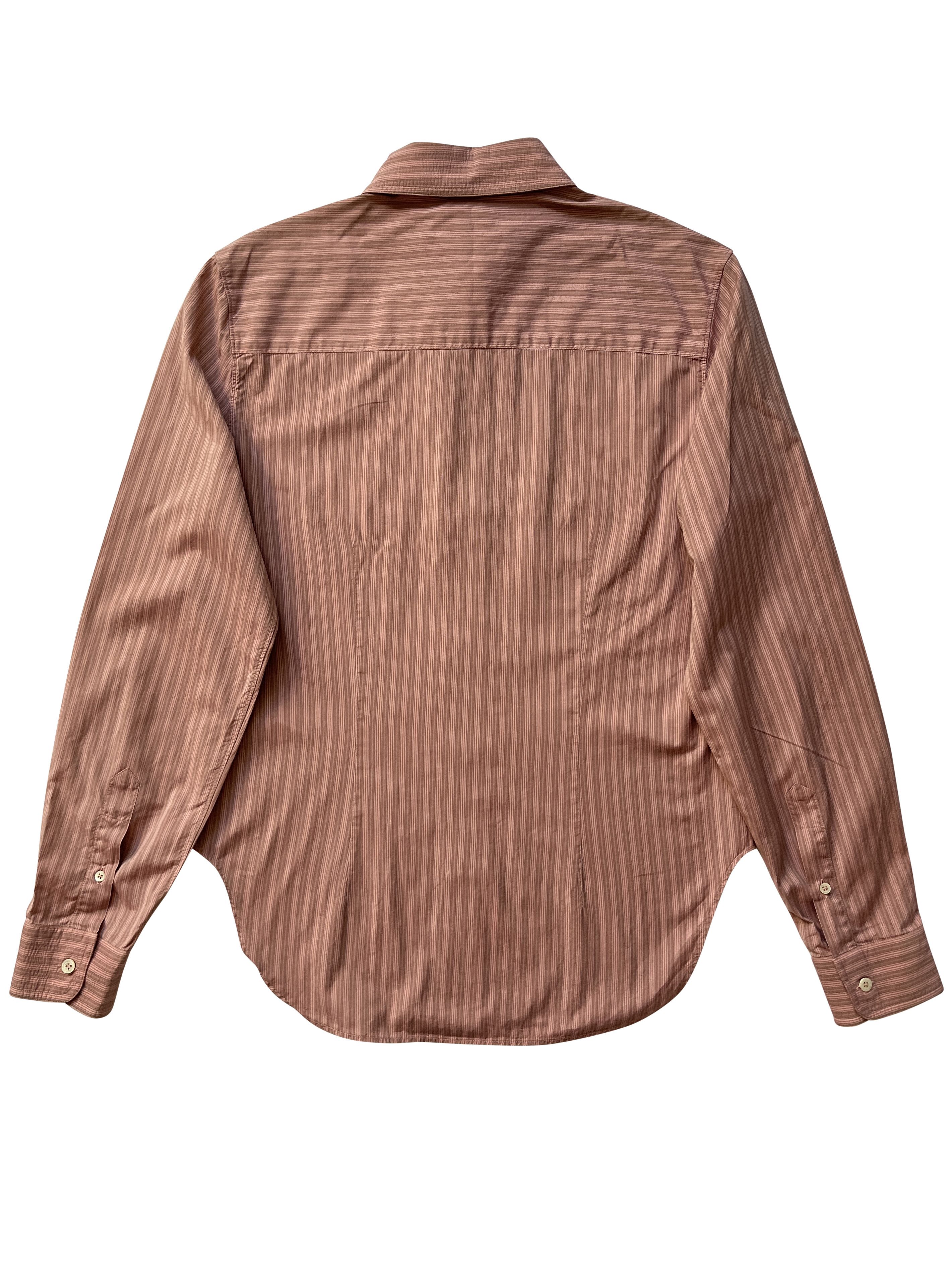 Alexander McQueen ⚡️QUICK SALE⚡️2000 Alexander McQueen Pink Striped Shirt Size US S / EU 44-46 / 1 - 2 Thumbnail