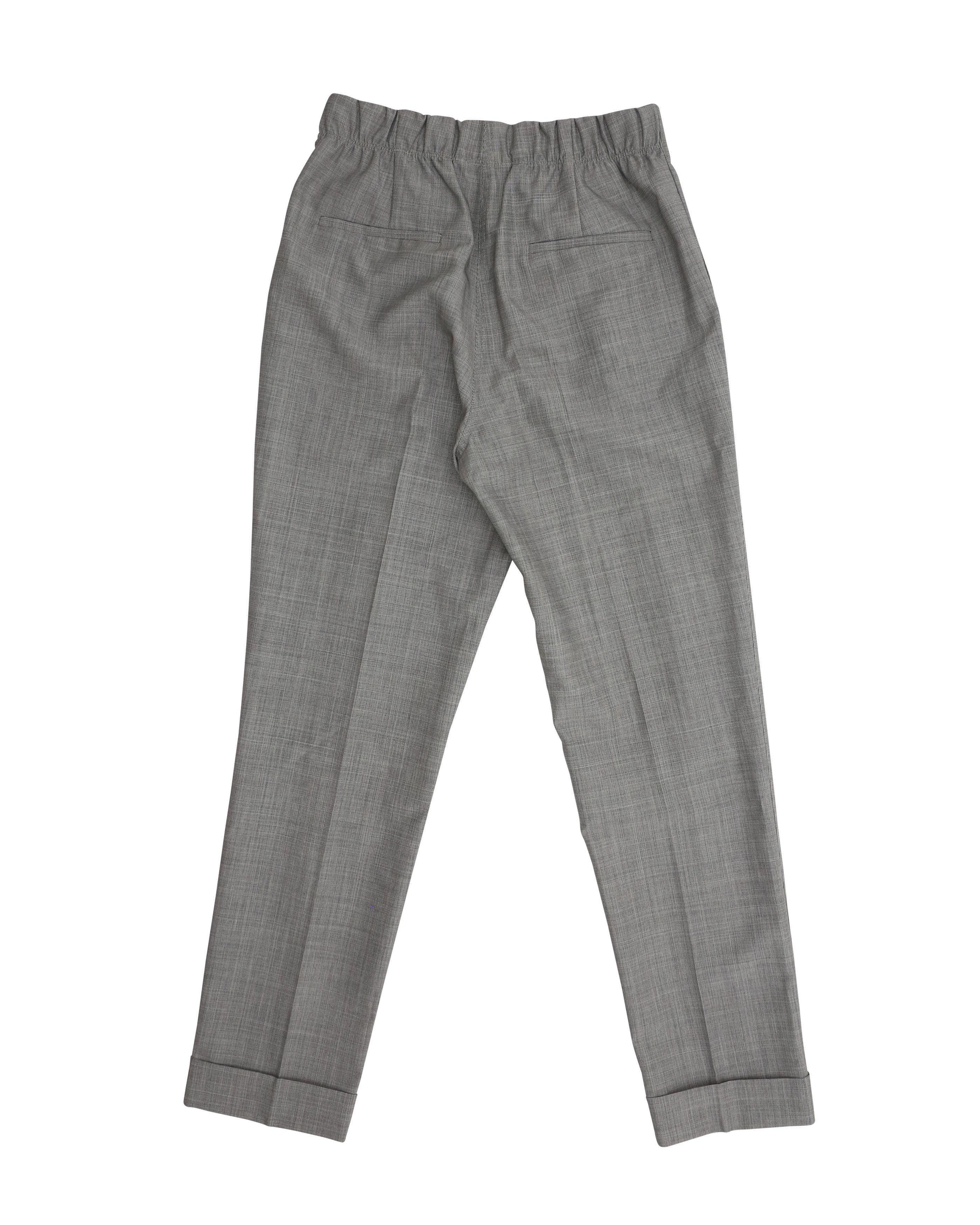 Helmut Lang ⚡️QUICK SALE⚡️ Helmut Lang Grey Pattern Suit Pants Trousers Size 30" / US 8 / IT 44 - 2 Thumbnail