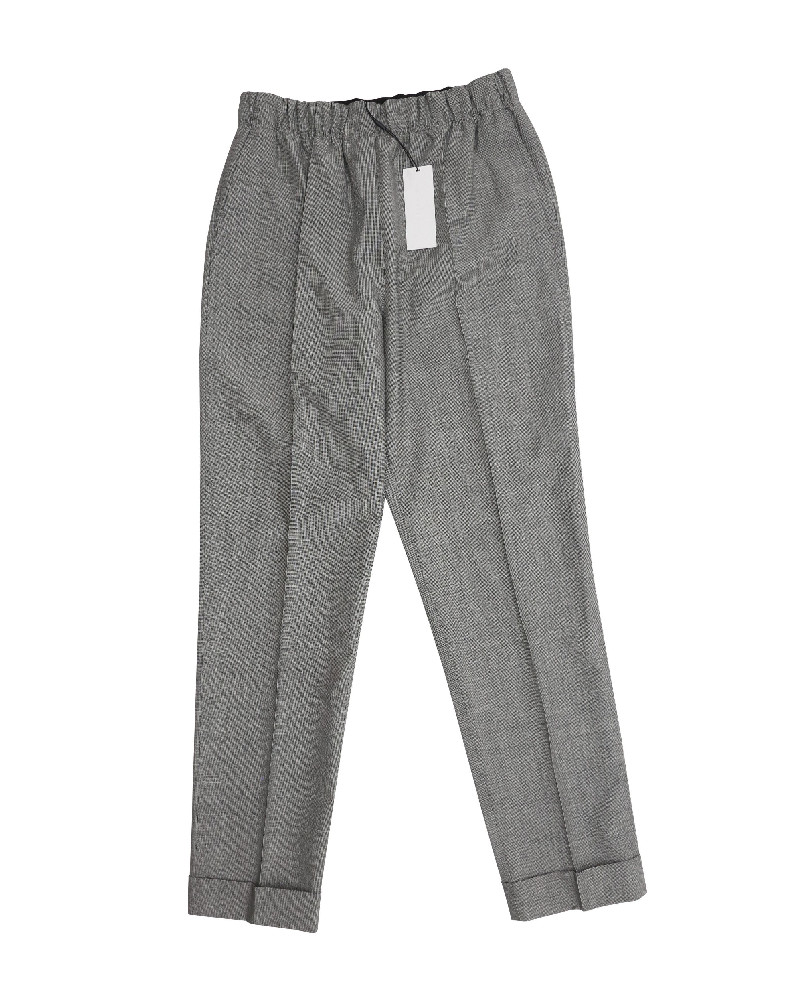 Helmut Lang ⚡️QUICK SALE⚡️ Helmut Lang Grey Pattern Suit Pants Trousers Size 30" / US 8 / IT 44 - 1 Thumbnail
