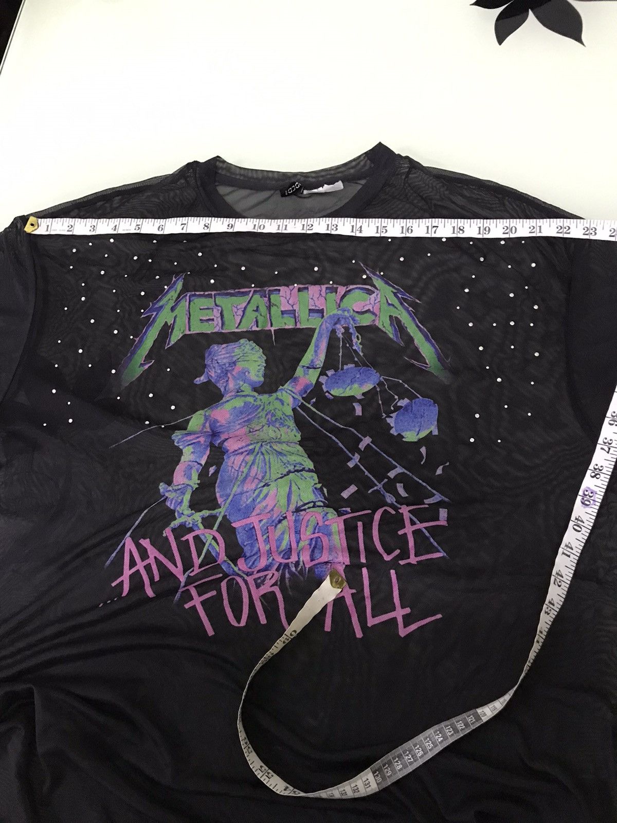 Band Tees Nice❗️Metallica Big Logo Baggy Style Transparent Tshirt Size M / US 6-8 / IT 42-44 - 16 Thumbnail