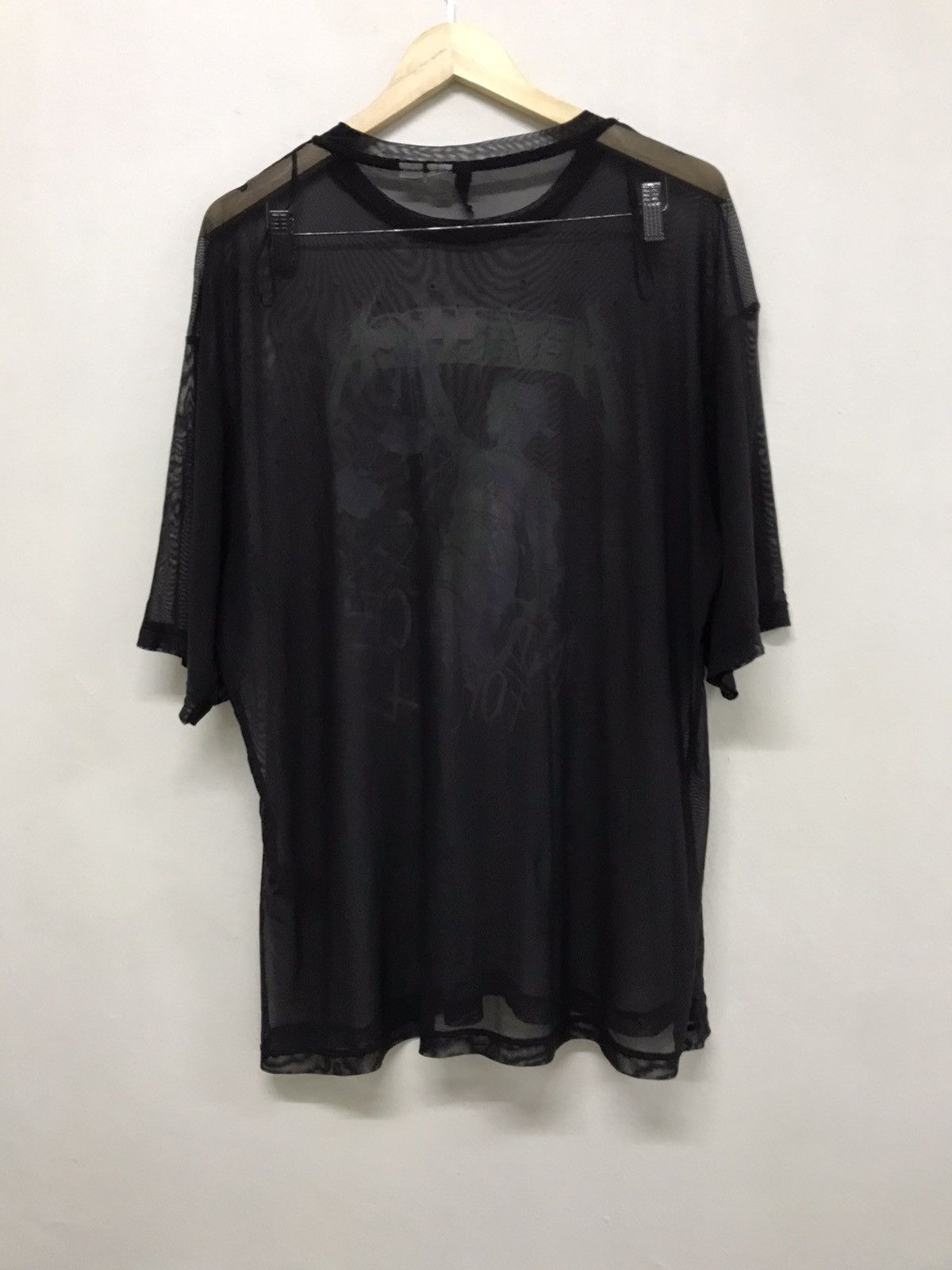 Band Tees Nice❗️Metallica Big Logo Baggy Style Transparent Tshirt Size M / US 6-8 / IT 42-44 - 12 Thumbnail