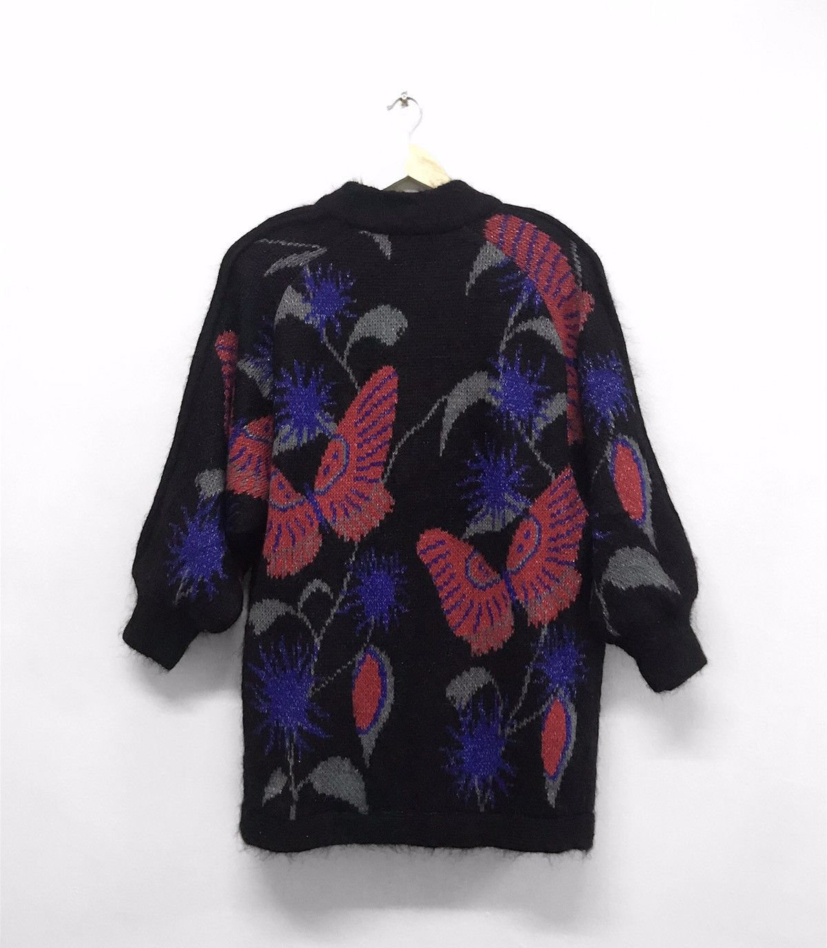 image of Coloured Cable Knit Sweater Nice s By Gm Globus Knit Printed Jackets in Black, Women's