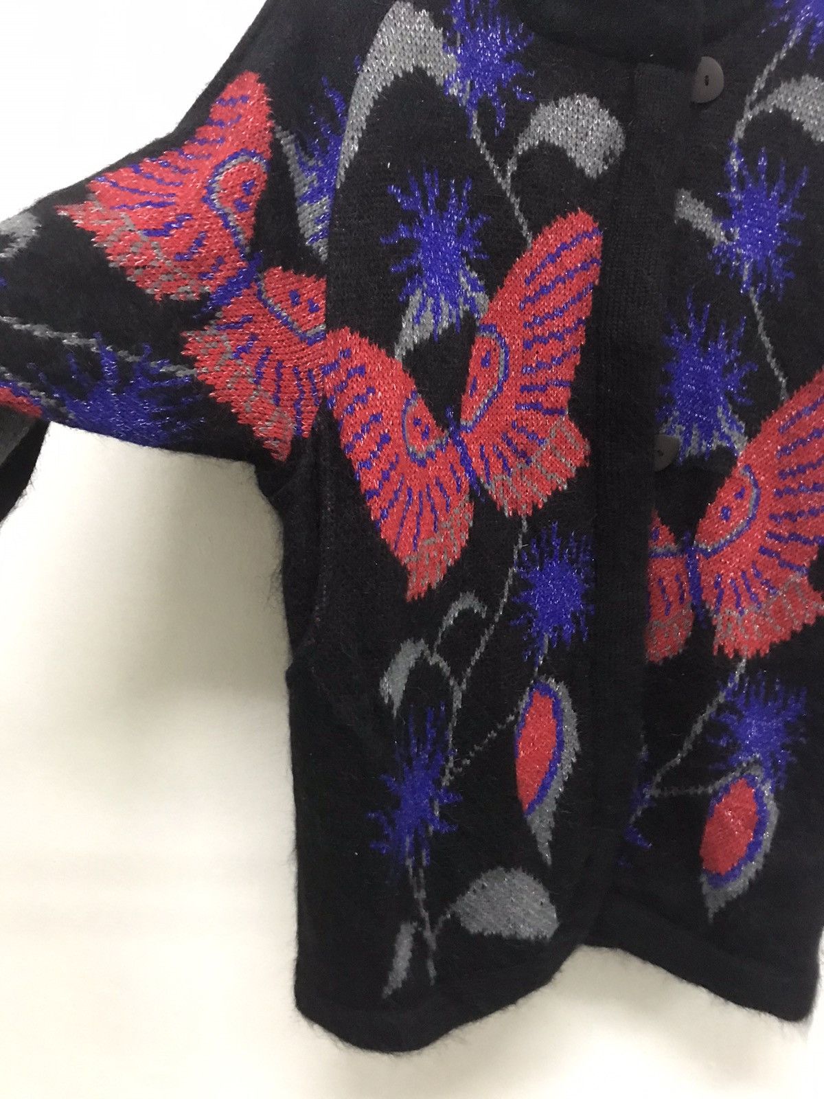 Japanese Brand Nice❗️Japanese Brands by Gm Globus Knit Printed Jackets Size ONE SIZE - 5 Thumbnail