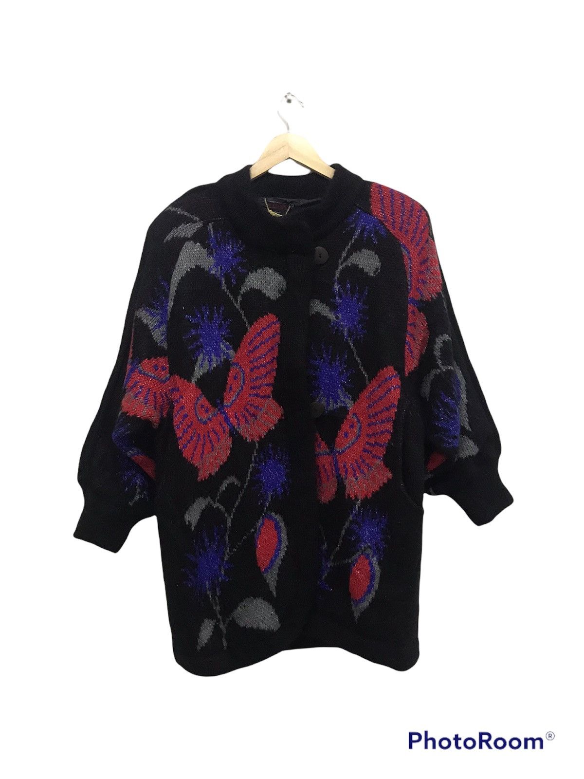 Japanese Brand Nice❗️Japanese Brands by Gm Globus Knit Printed Jackets Size ONE SIZE - 2 Thumbnail
