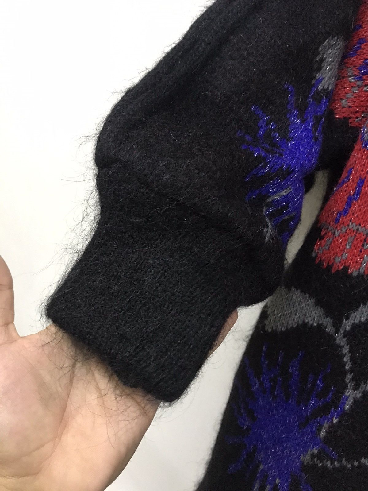 Japanese Brand Nice❗️Japanese Brands by Gm Globus Knit Printed Jackets Size ONE SIZE - 13 Thumbnail