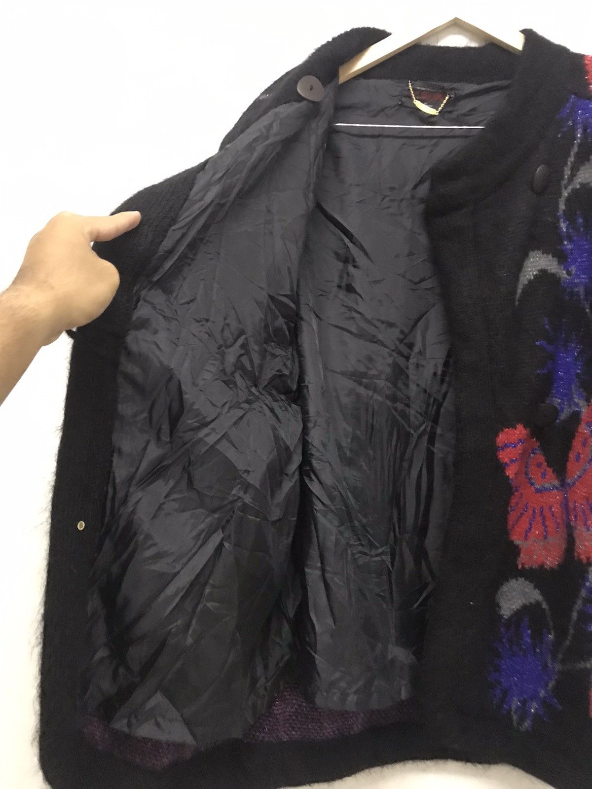 Japanese Brand Nice❗️Japanese Brands by Gm Globus Knit Printed Jackets Size ONE SIZE - 14 Thumbnail