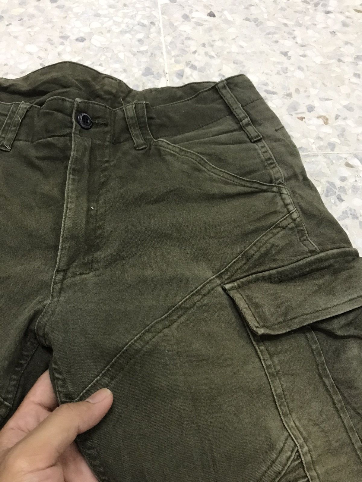 Japanese Brand Vintage Gladiator Distressed Cargo Pants Like Balmain Size US 32 / EU 48 - 4 Thumbnail