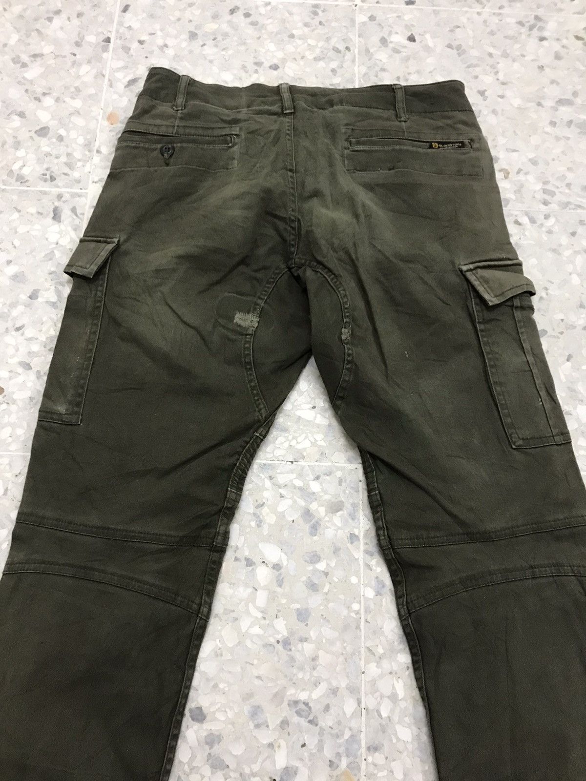 Japanese Brand Vintage Gladiator Distressed Cargo Pants Like Balmain Size US 32 / EU 48 - 9 Thumbnail