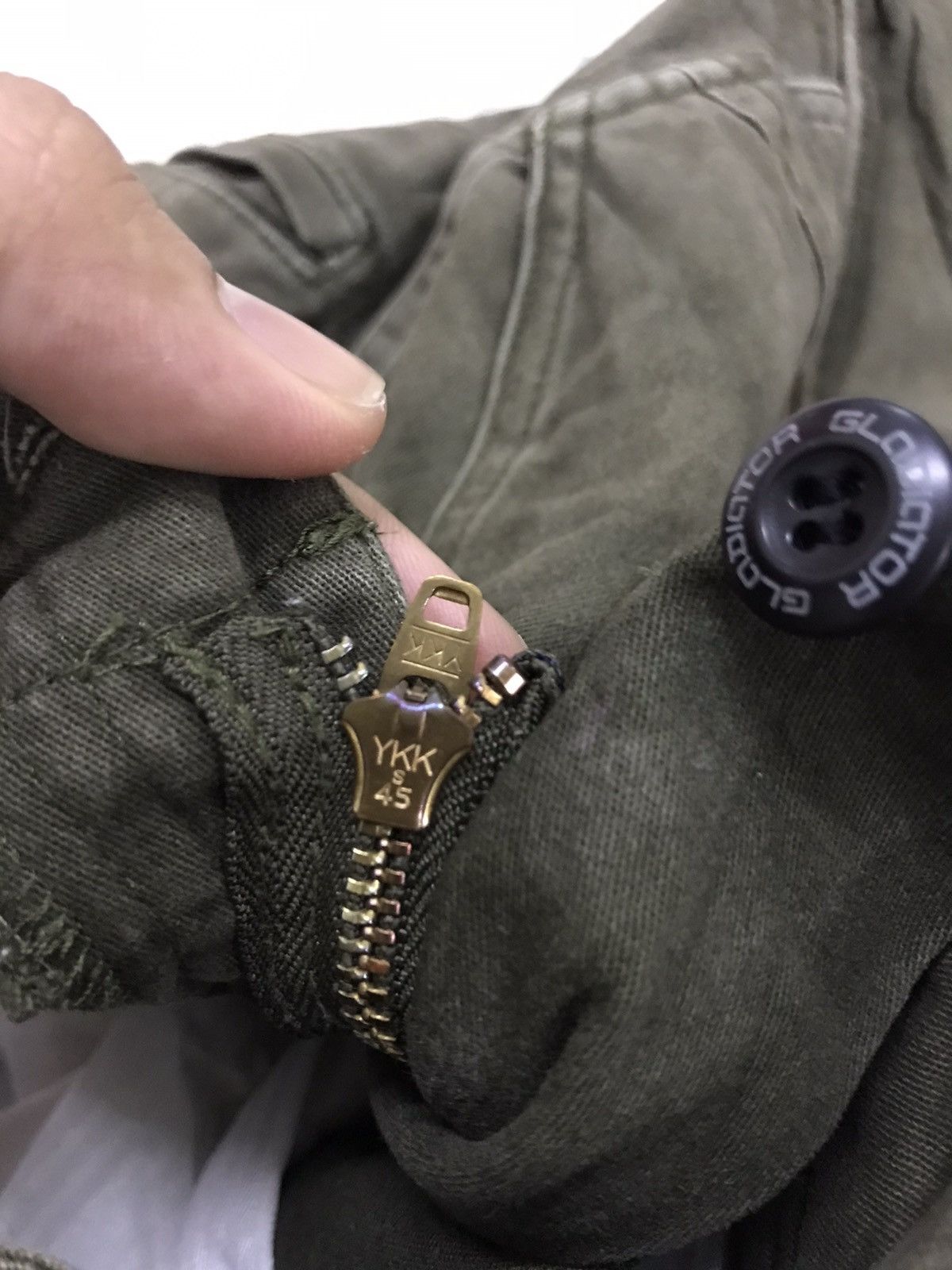 Japanese Brand Vintage Gladiator Distressed Cargo Pants Like Balmain Size US 32 / EU 48 - 16 Thumbnail