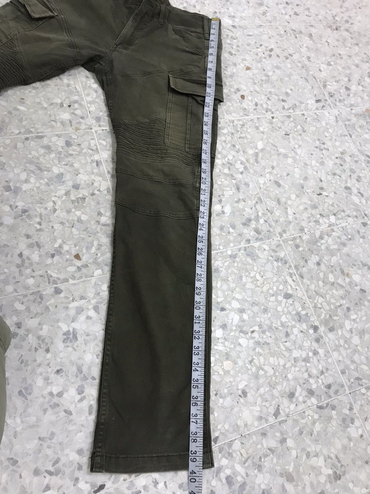 Japanese Brand Vintage Gladiator Distressed Cargo Pants Like Balmain Size US 32 / EU 48 - 18 Thumbnail