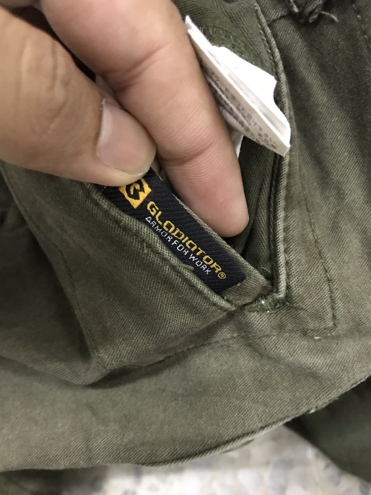Japanese Brand Vintage Gladiator Distressed Cargo Pants Like Balmain Size US 32 / EU 48 - 14 Thumbnail