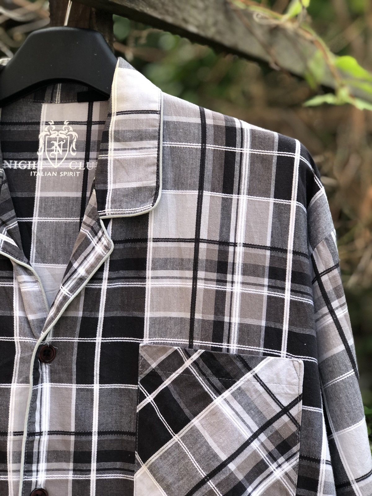 Japanese Brand Vintage Pyjama Nightwear Checkered Set Pajama Size US M / EU 48-50 / 2 - 4 Thumbnail