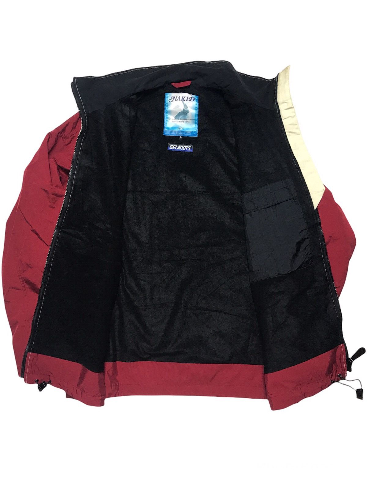 Japanese Brand Naked Snowboard Wear Gelanots Nylon Jacket Size US L / EU 52-54 / 3 - 3 Thumbnail