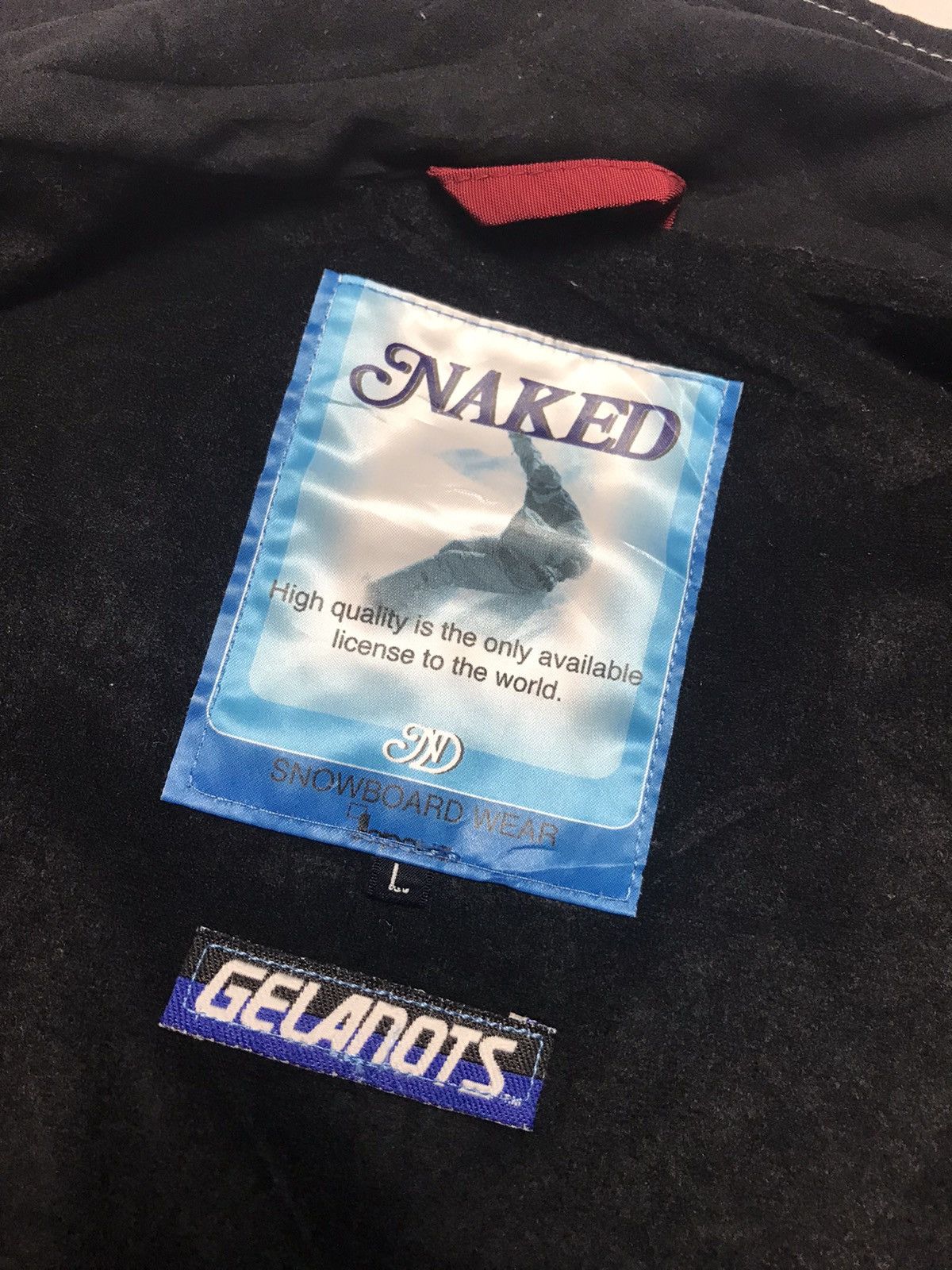 Japanese Brand Naked Snowboard Wear Gelanots Nylon Jacket Size US L / EU 52-54 / 3 - 11 Thumbnail