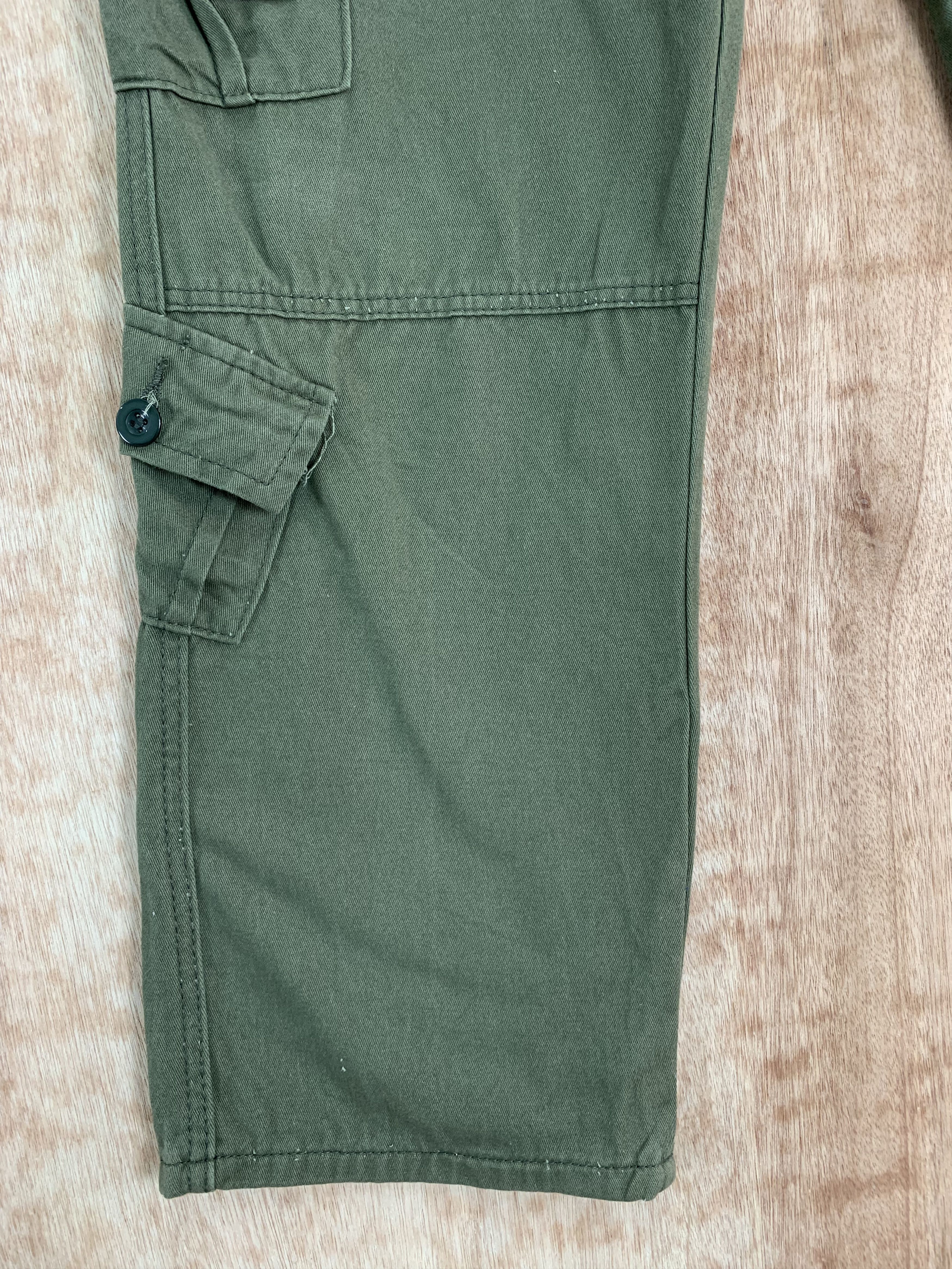 Japanese Brand Cargo Pants 8 Pocket Multipocket Utility Pants Streetwear Size US 35 - 8 Thumbnail