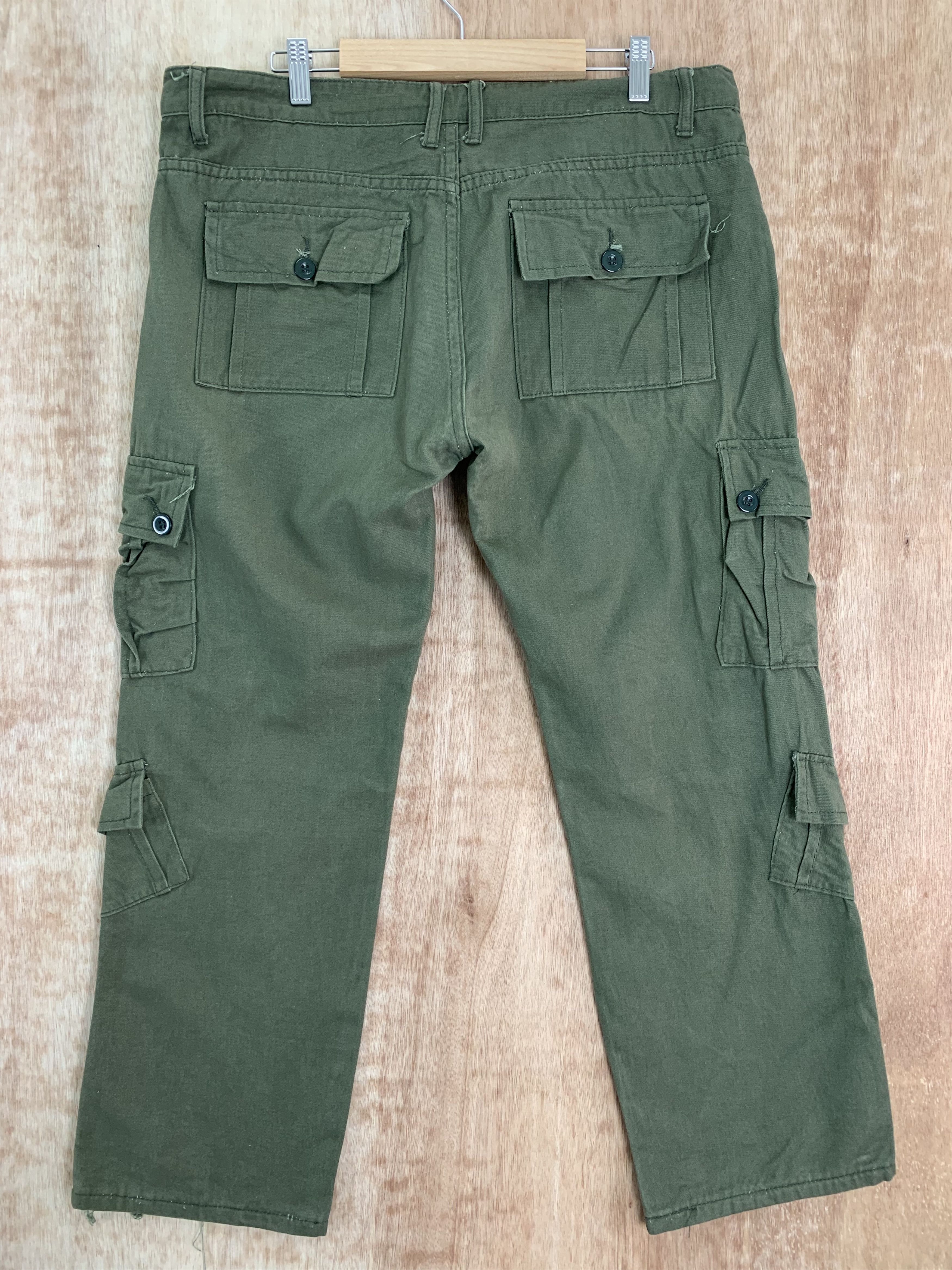 Japanese Brand Cargo Pants 8 Pocket Multipocket Utility Pants Streetwear Size US 35 - 11 Thumbnail