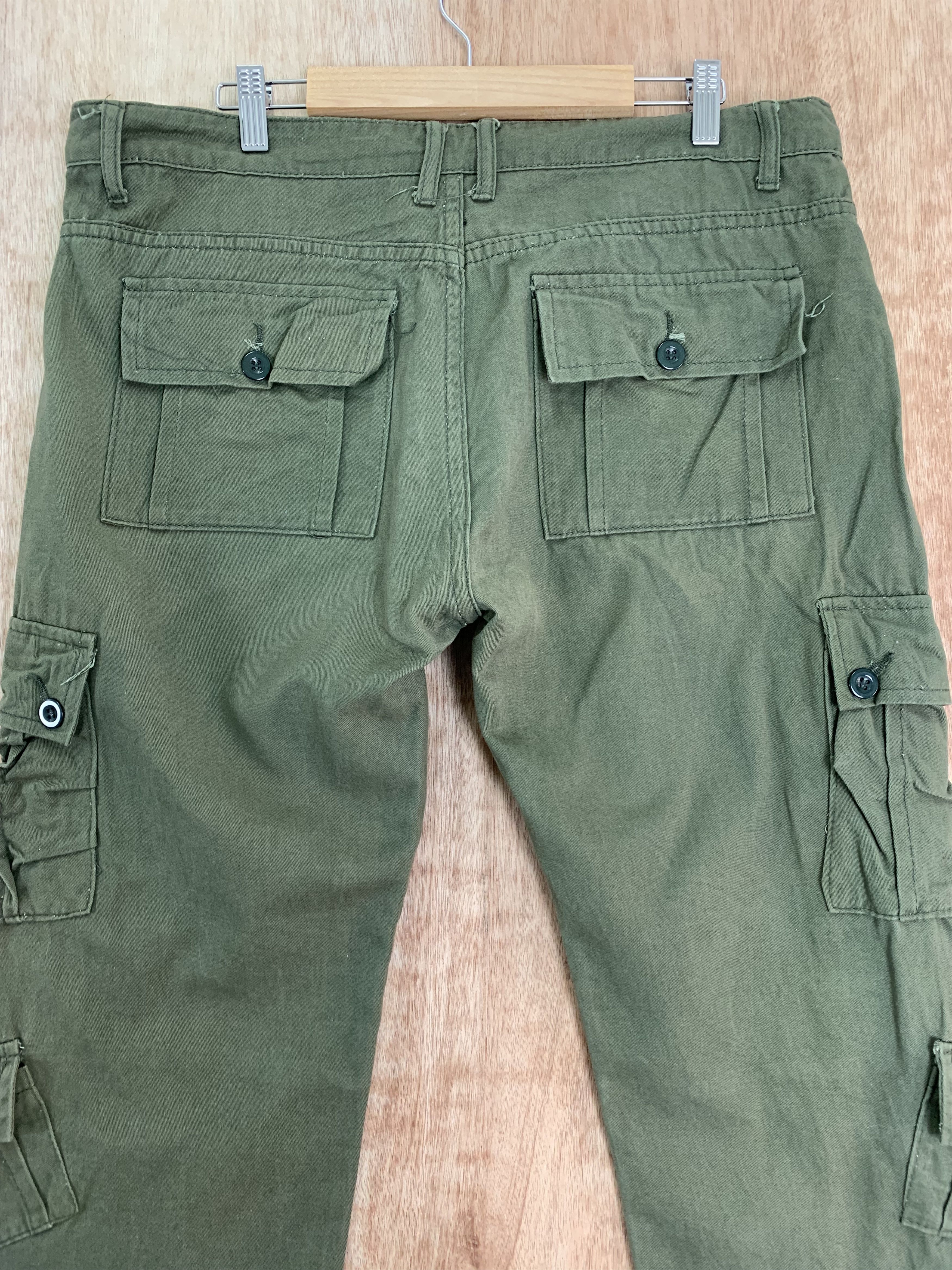 Japanese Brand Cargo Pants 8 Pocket Multipocket Utility Pants Streetwear Size US 35 - 12 Thumbnail