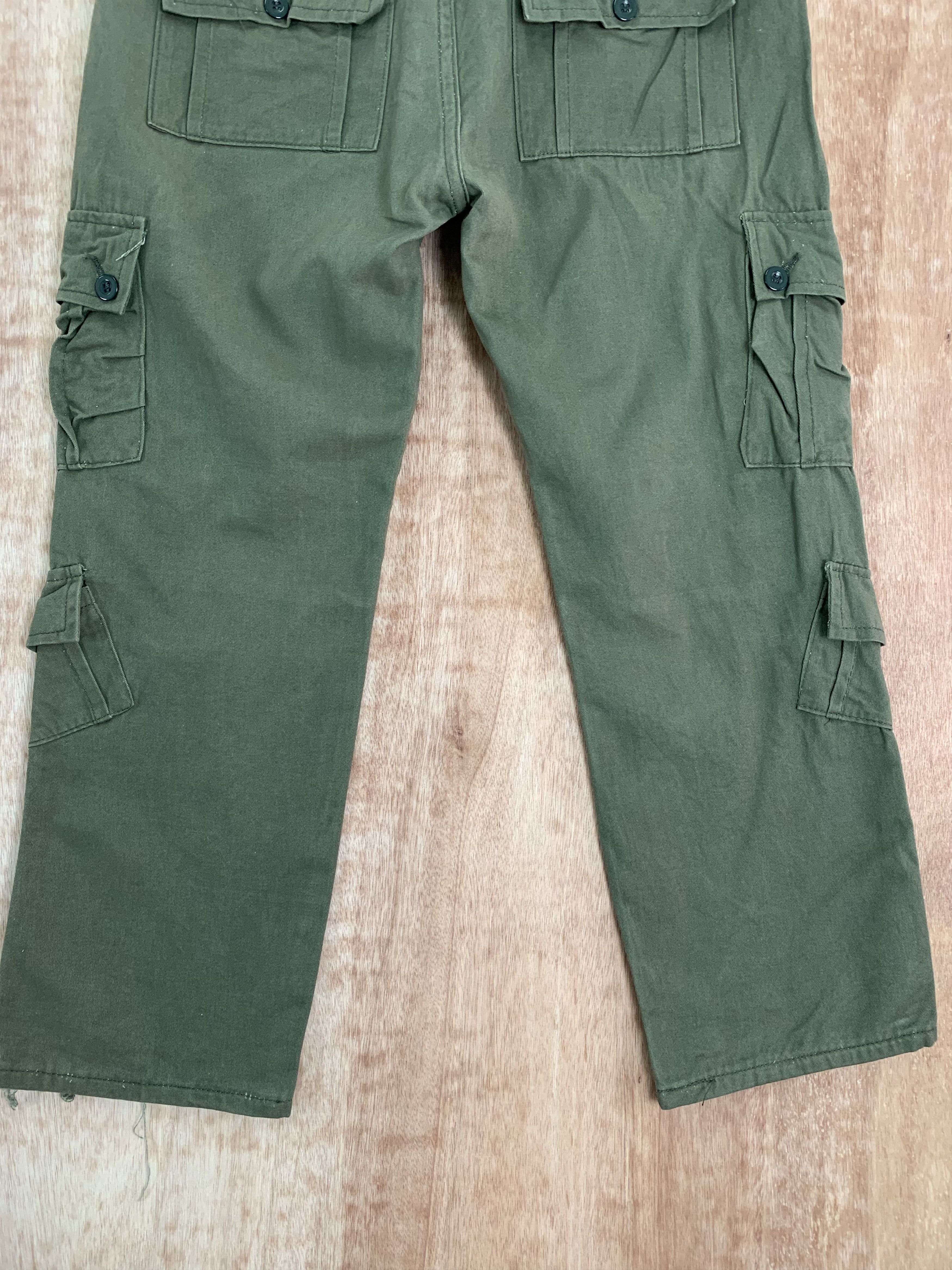 Japanese Brand Cargo Pants 8 Pocket Multipocket Utility Pants Streetwear Size US 35 - 13 Thumbnail