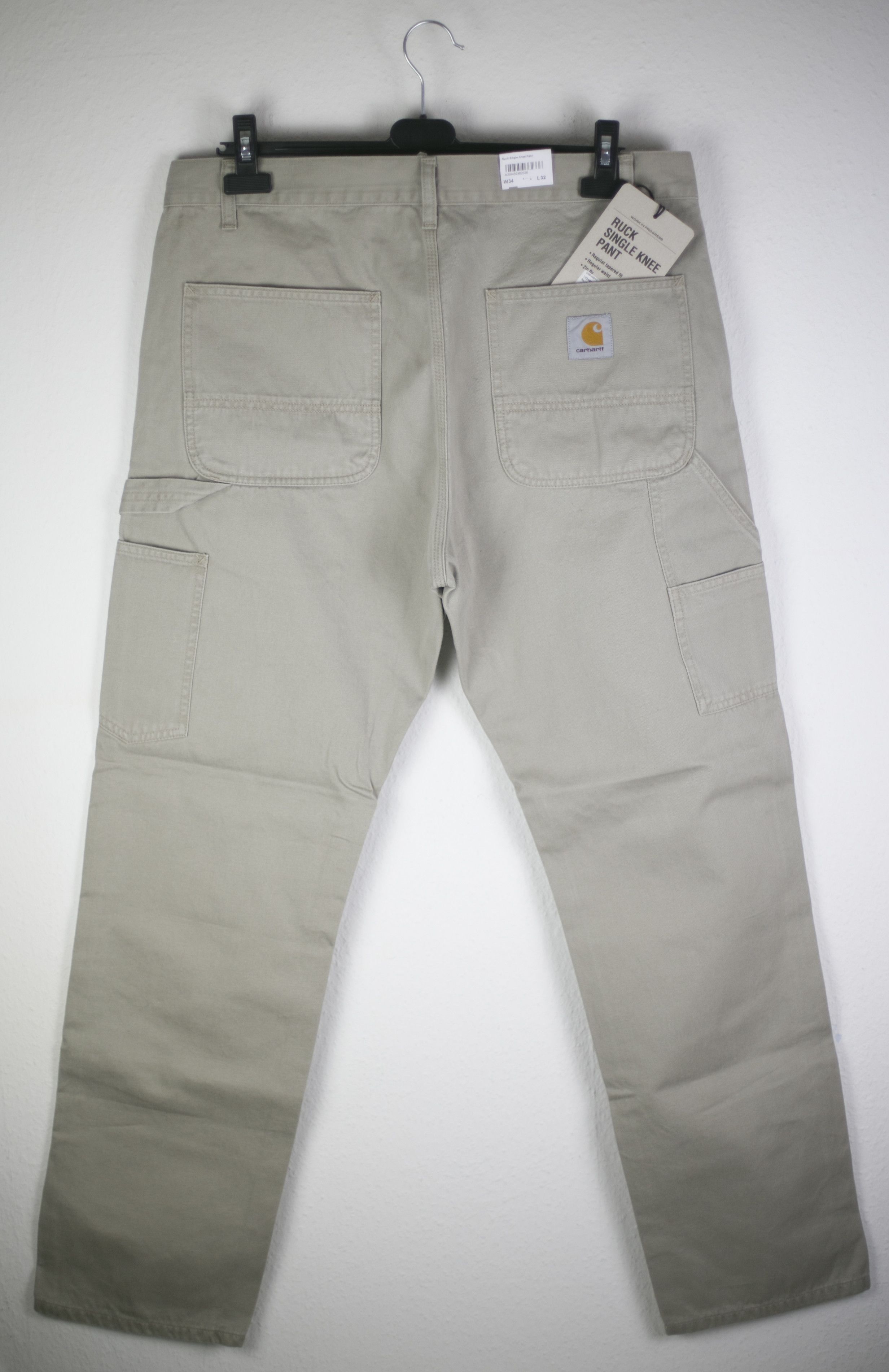 image of NWT Carhartt Wip Ruck Single Knee Pant Millington 36X34 in Mojave, Men's