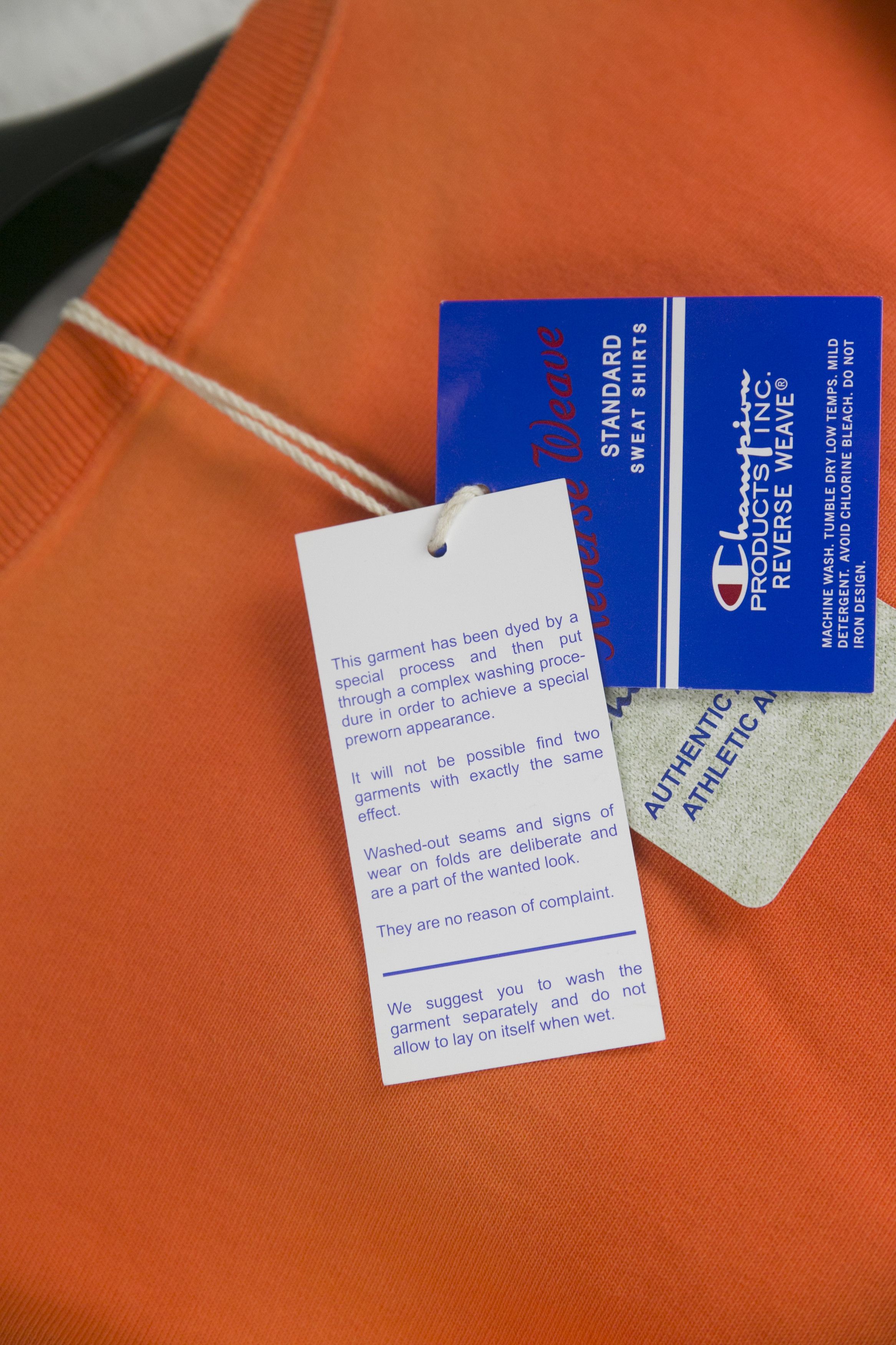 Champion NWT Champion Reverse Weave Garment Dyed Classic Sweatshirt Size US L / EU 52-54 / 3 - 5 Thumbnail