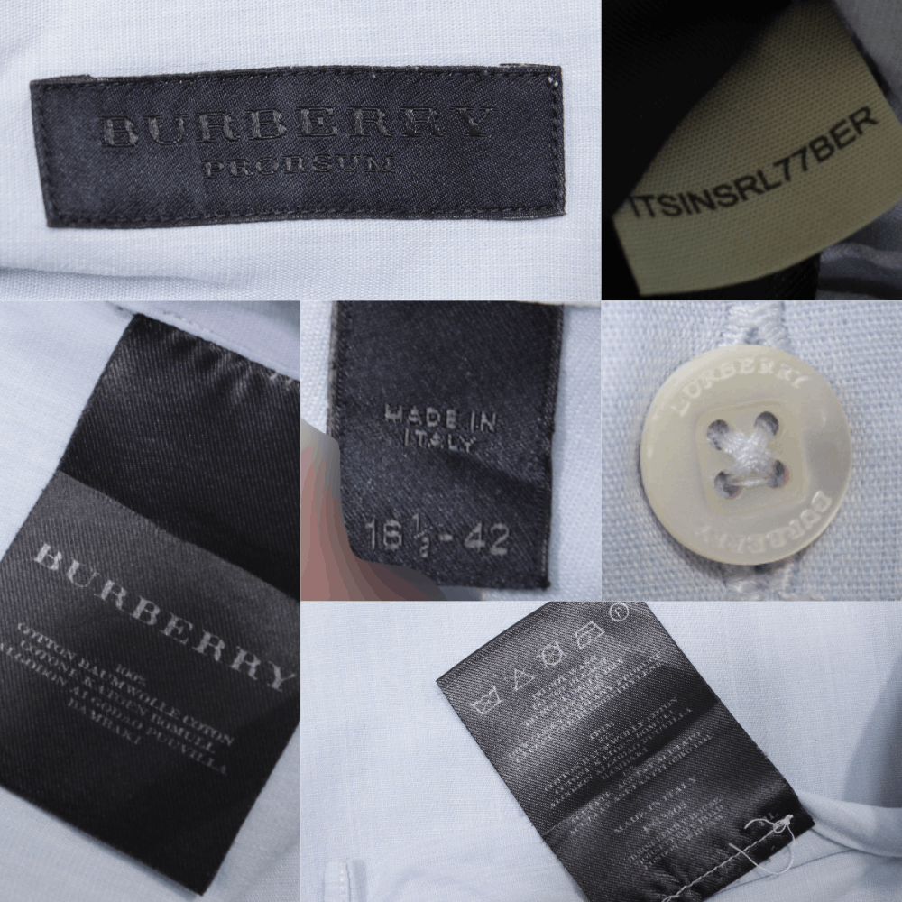Burberry Prorsum Prorsum Removable Collar Cufflinks Shirt Size US L / EU 52-54 / 3 - 10 Thumbnail