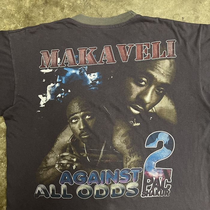 Supreme Vintage Tupac Shakur Bootleg Memorial Rap T Shirt Faded