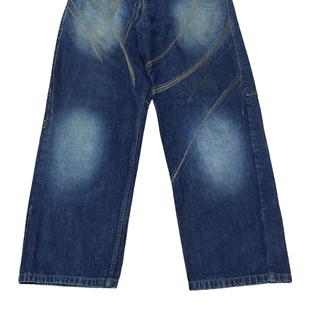 Le Grande Bleu (L.G.B.) × Phat Farm Rare Design Vintage Brand Phat Farm Hiphop Baggy Jeans 2000s Size US 36 / EU 52 - 5 Thumbnail