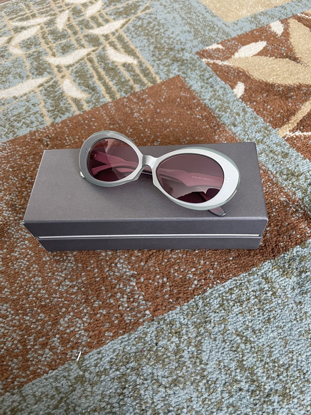 image of Kiko Kostadinov Kiko Kostadino Sunglasses in Teal, Men's