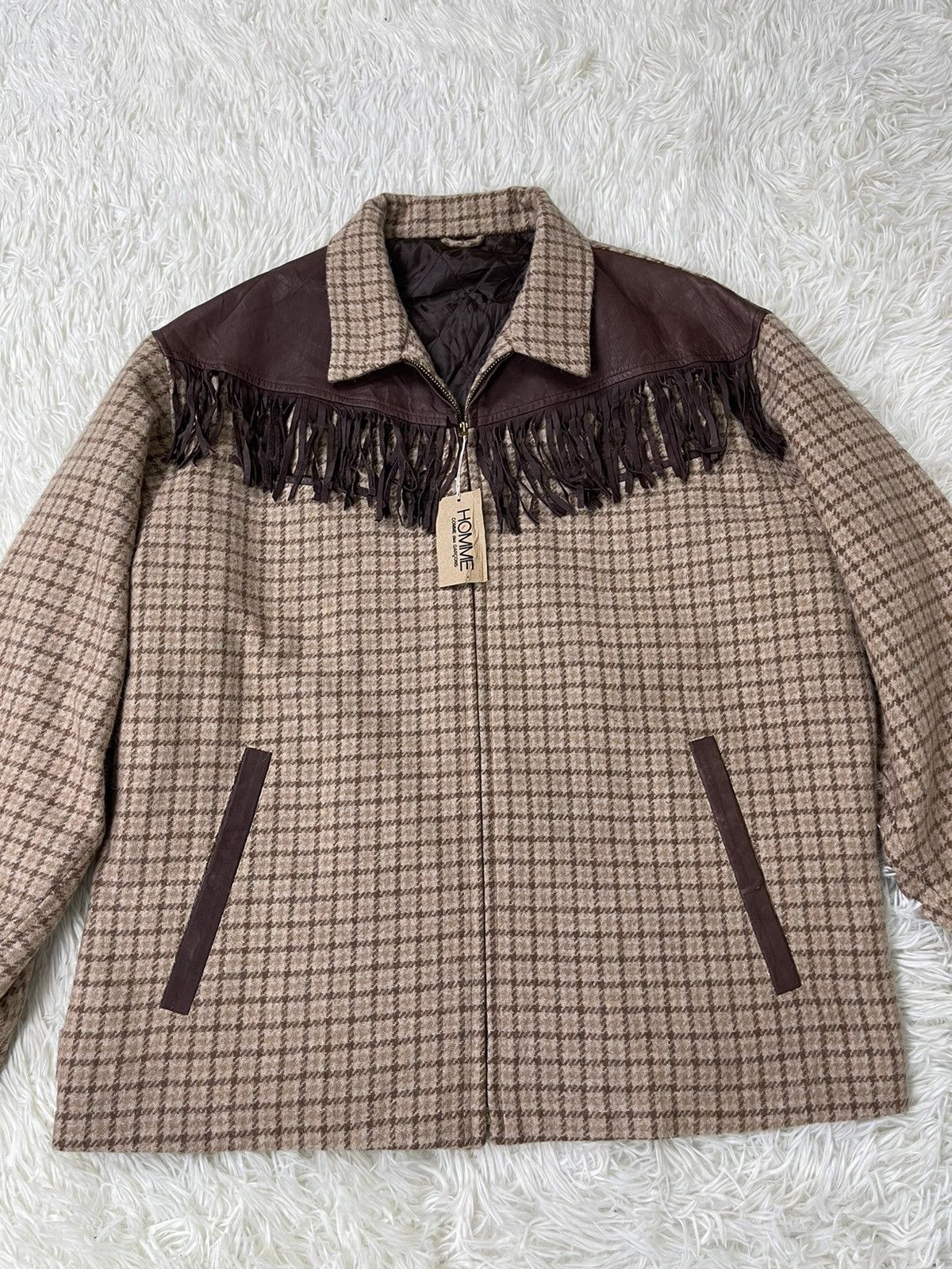 Comme des Garcons × Comme des Garcons Homme Plus 🔥ARCHIVE Homme ‼️80’s Houndstooth CDG HOMME NWT Size US M / EU 48-50 / 2 - 10 Thumbnail
