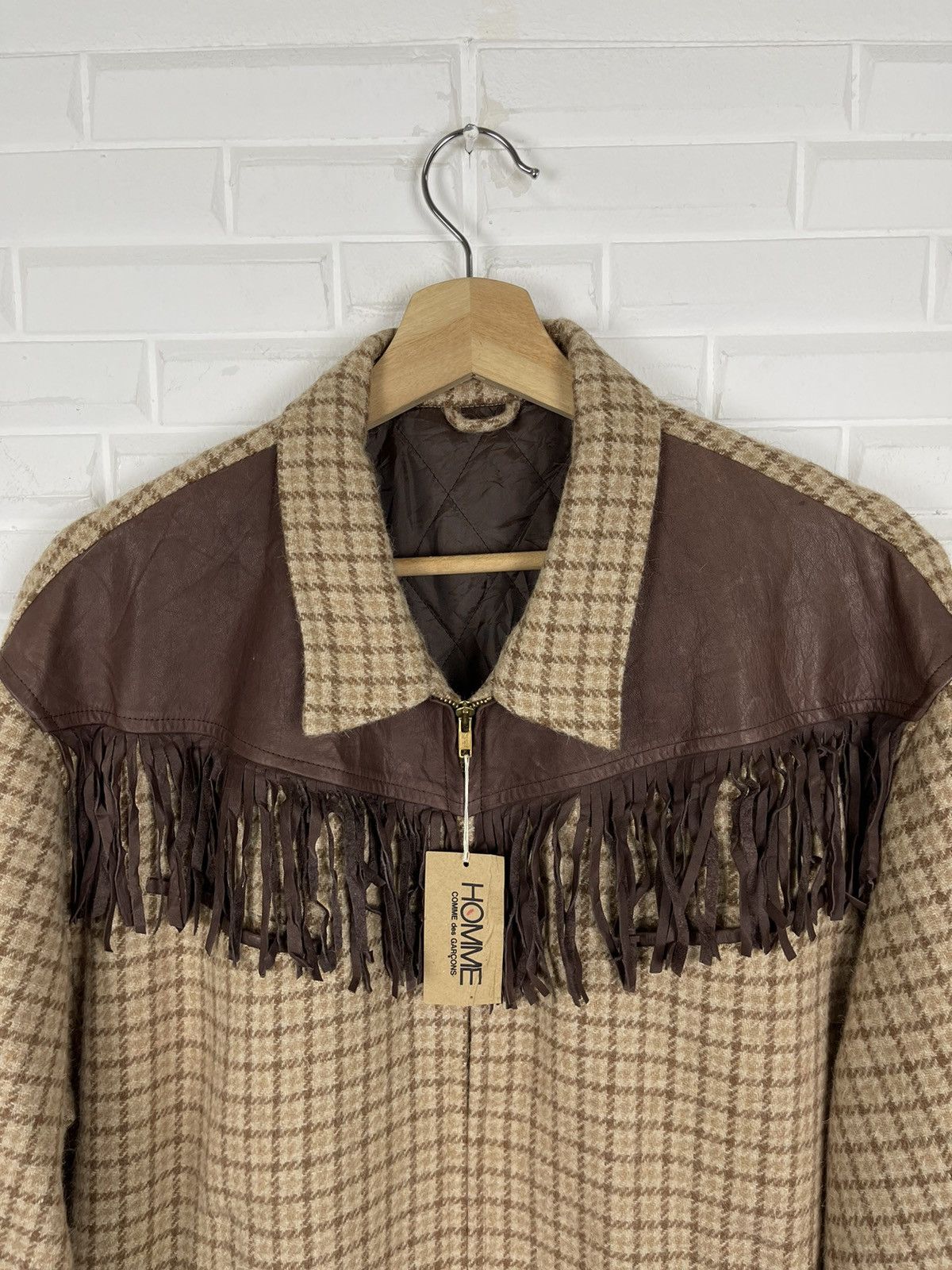 Comme des Garcons × Comme des Garcons Homme Plus 🔥ARCHIVE Homme ‼️80’s Houndstooth CDG HOMME NWT Size US M / EU 48-50 / 2 - 2 Thumbnail