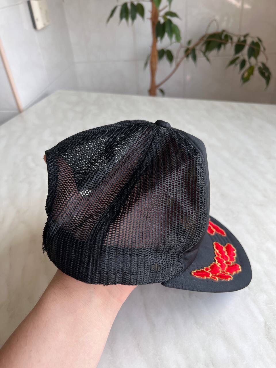 Vintage 1990s MCM Vintage Trucker Cap Hat Size ONE SIZE - 4 Thumbnail