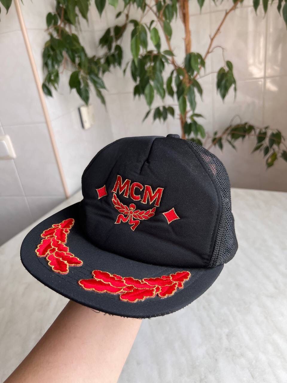 Vintage 1990s MCM Vintage Trucker Cap Hat Size ONE SIZE - 10 Thumbnail