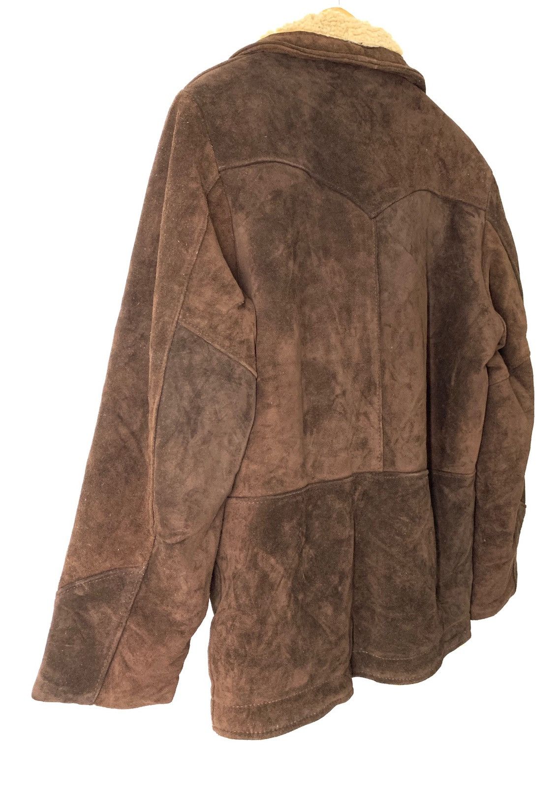 Schott 🔥 Vintage Schott Sherpa Suede Leather Heavy Jacket Size US M / EU 48-50 / 2 - 6 Thumbnail